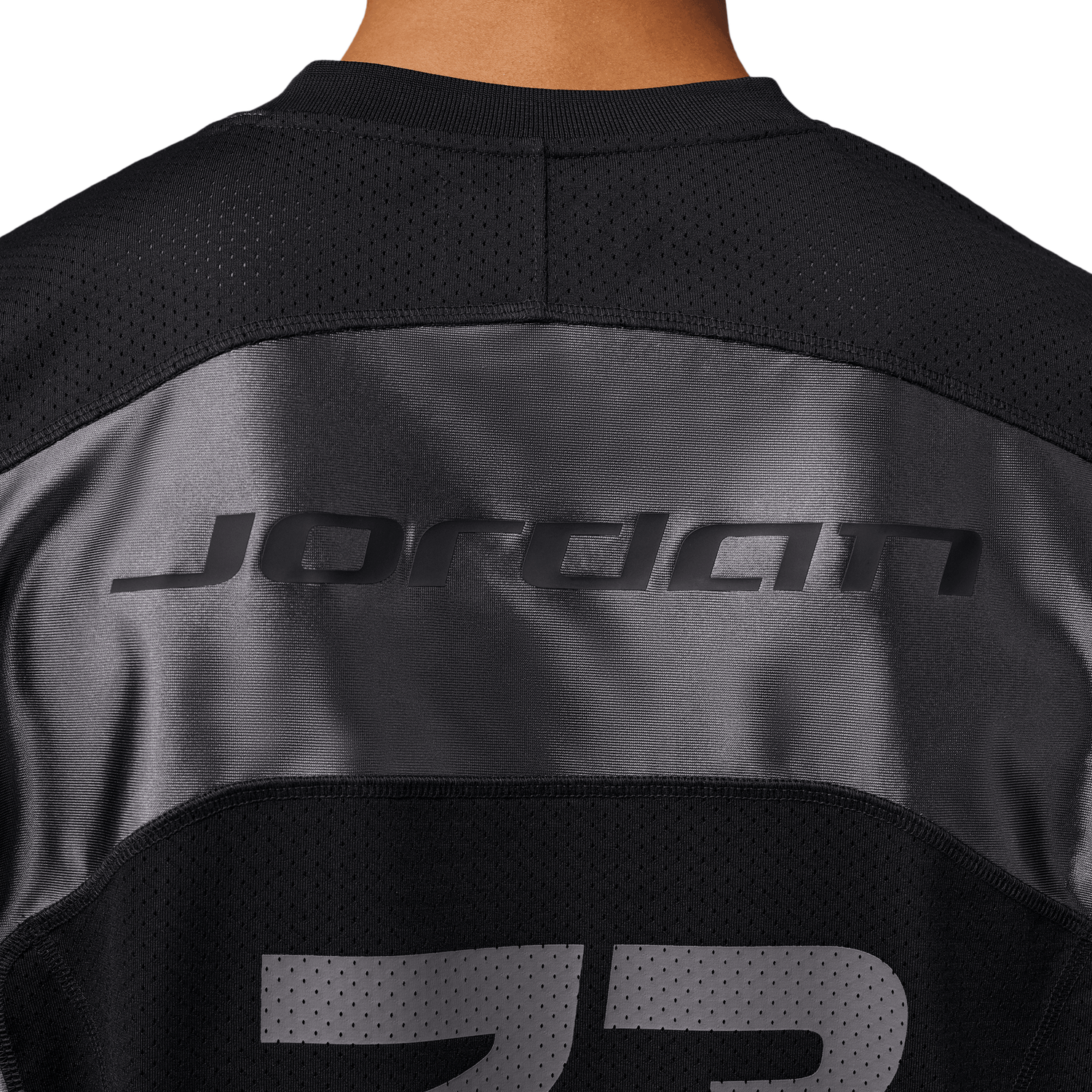 Jordan Flight Jersey Short Sleeve Top - Men's - Black/Gray