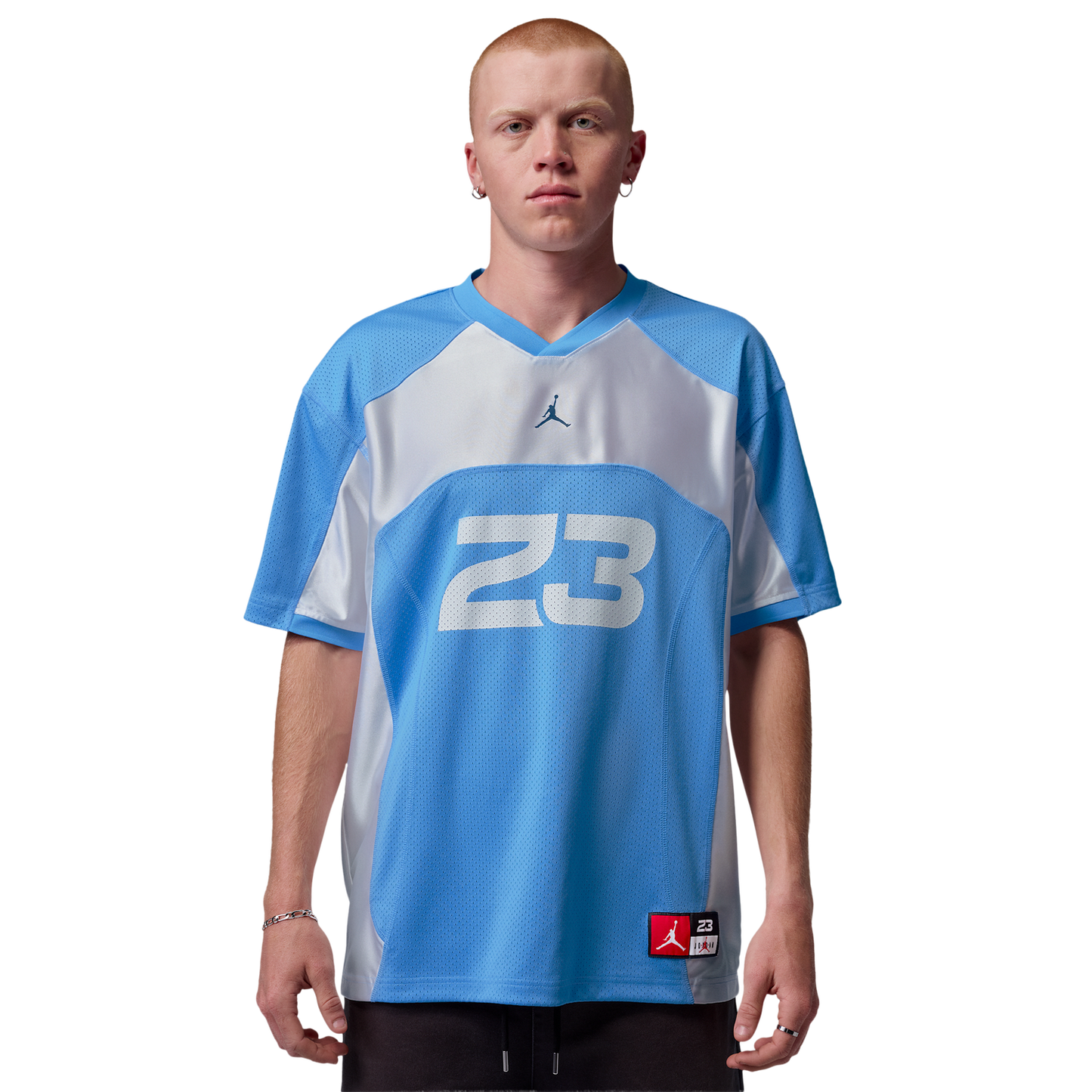 Jordan Flight Jersey Short Sleeve Top - Men's - White/Blue