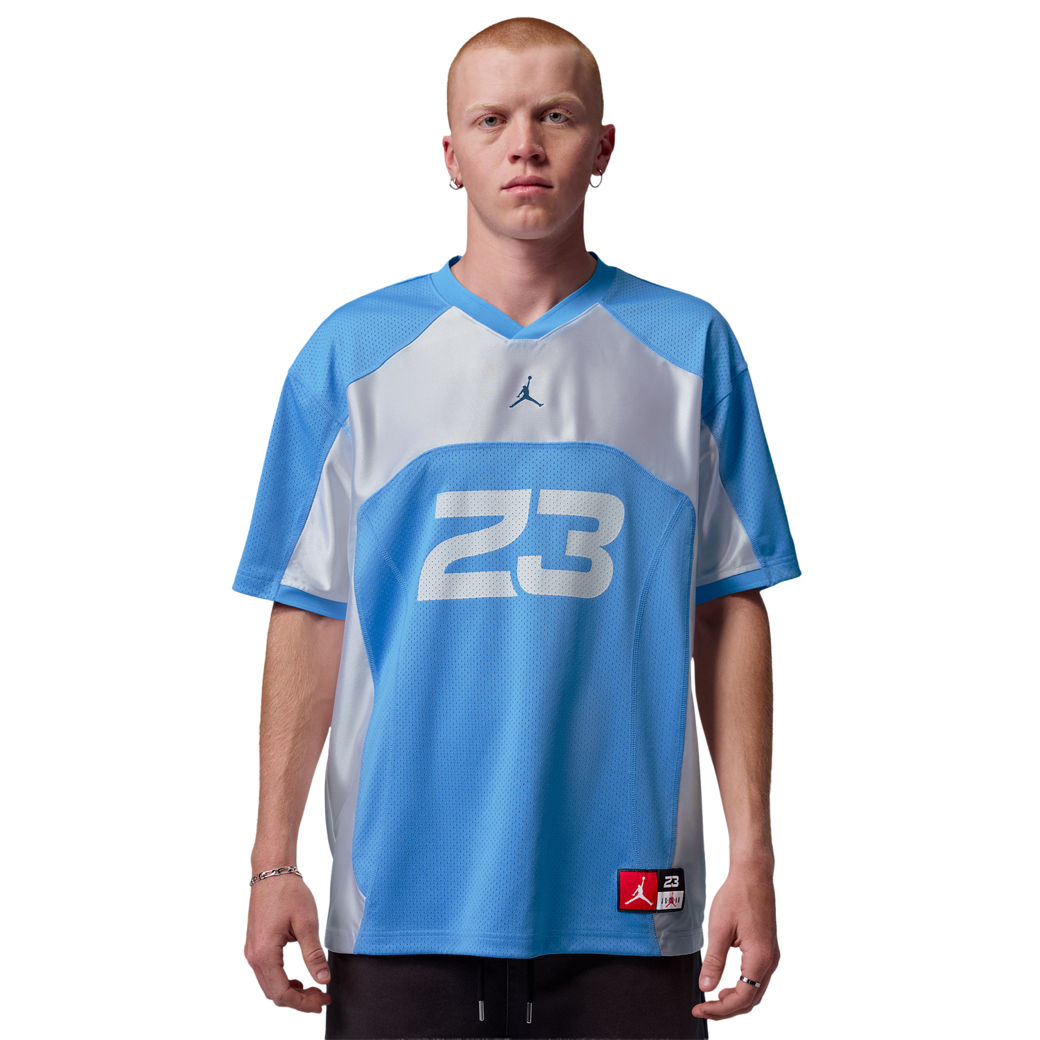 Jordan Flight Jersey Short Sleeve Top - Men's - White/Blue