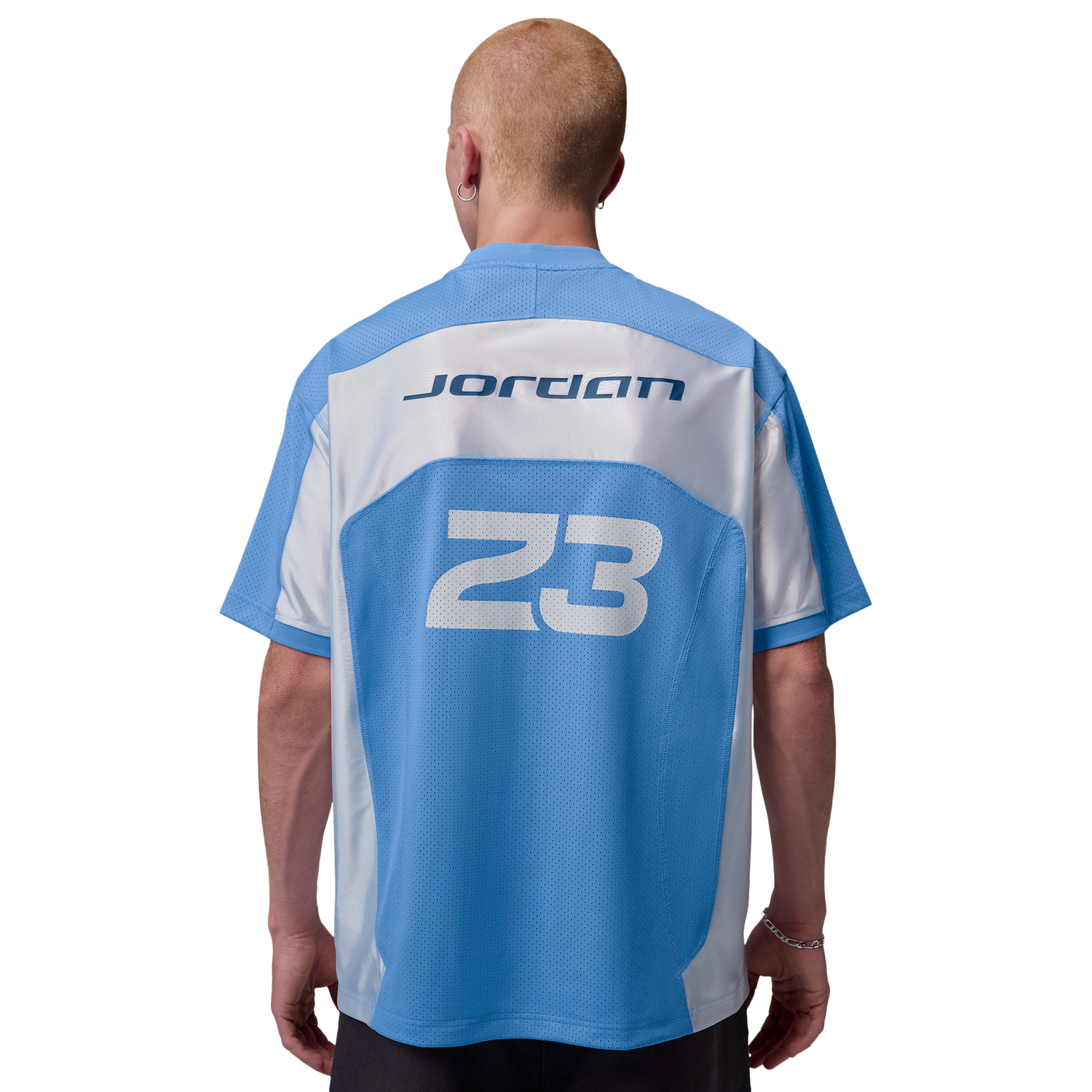 Jordan Flight Jersey Short Sleeve Top - Men's - White/Blue