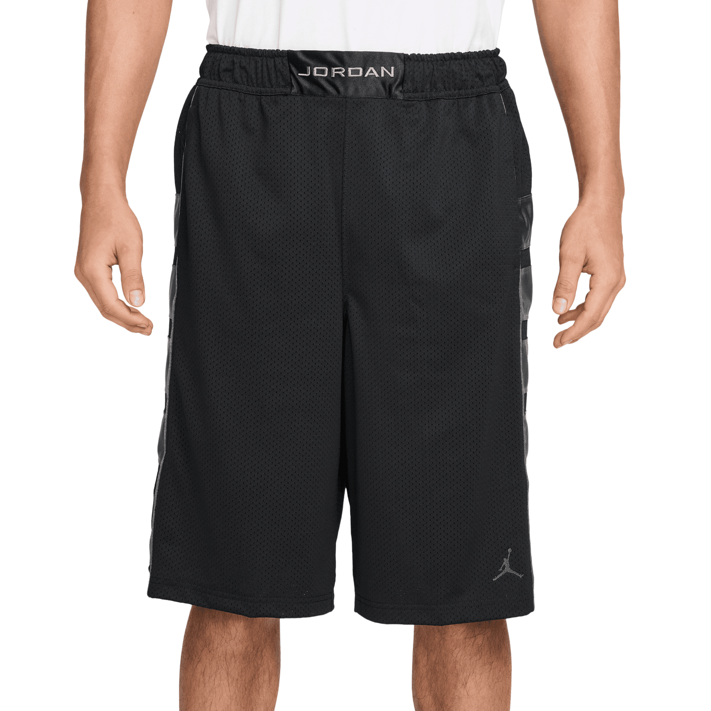 Jordan Mesh Brooklyn Cat Scratch Short - Men's - Black/White