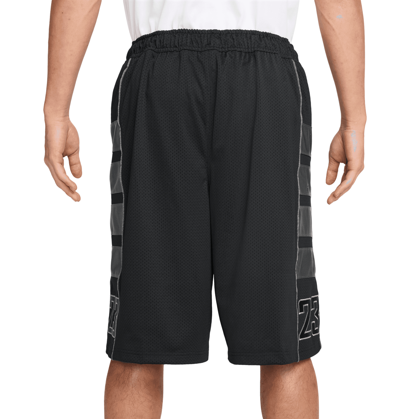 Jordan Mesh Brooklyn Cat Scratch Short - Men's - Black/White