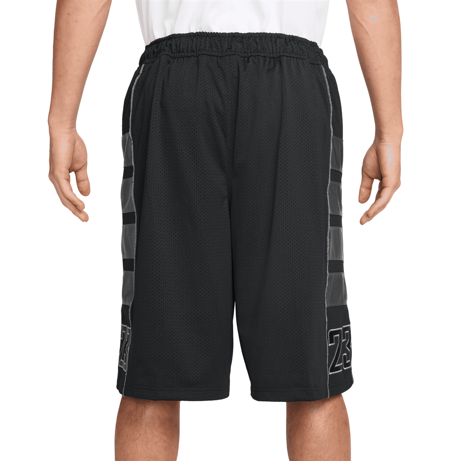 Jordan Mesh Brooklyn Cat Scratch Short - Men's - Black/White