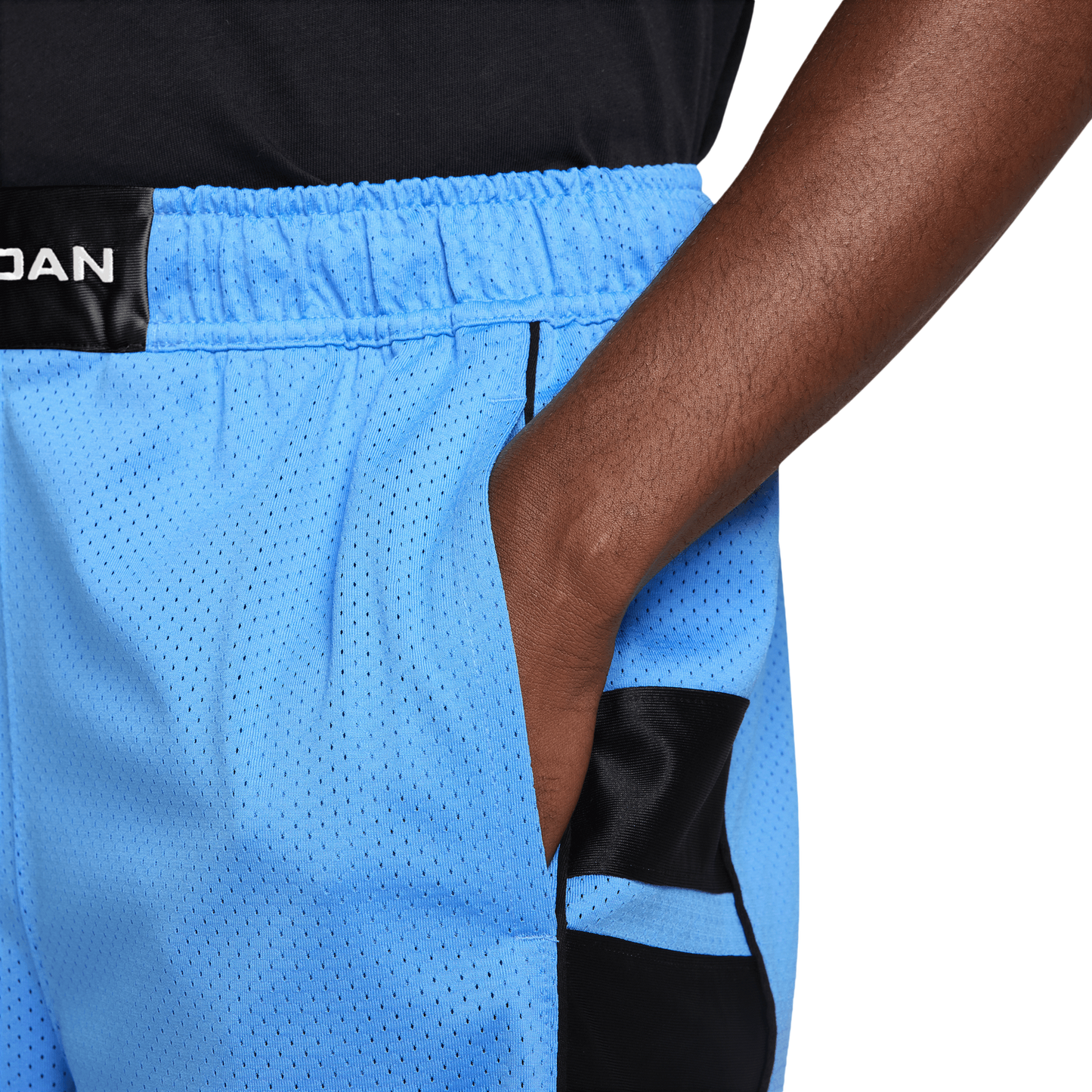 Jordan Mesh Brooklyn Cat Scratch Short - Men's - University Blue/Navy