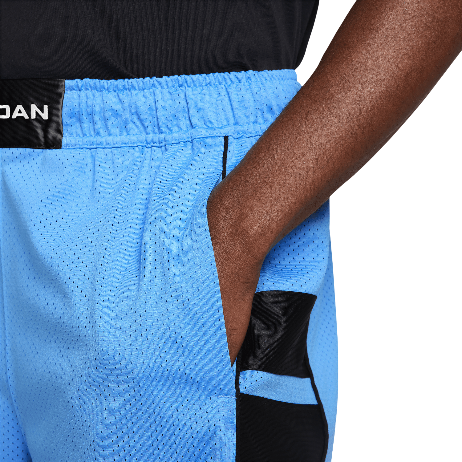 Jordan Mesh Brooklyn Cat Scratch Short - Men's - University Blue/Navy