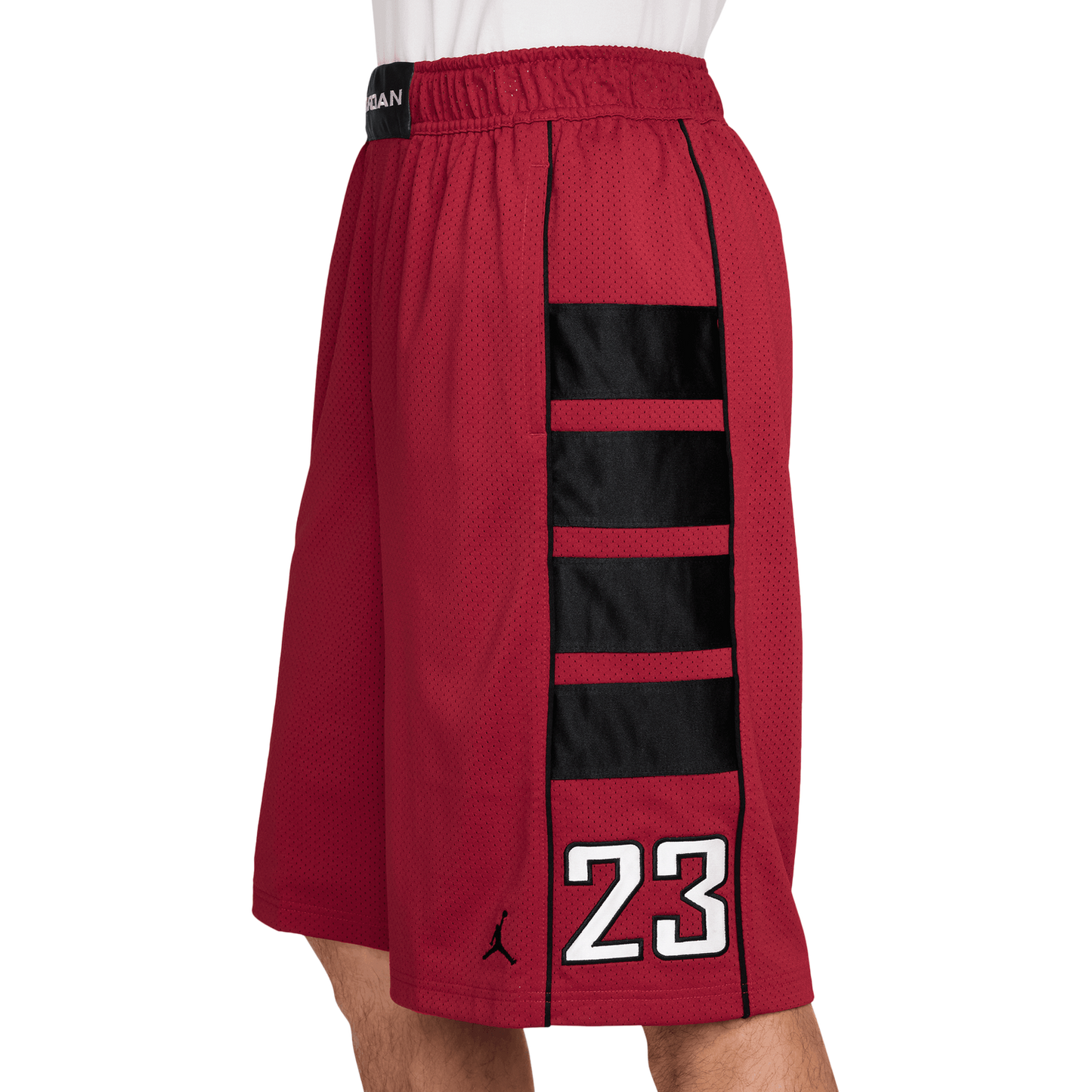 Jordan Mesh Brooklyn Cat Scratch Short - Men's - Gym Red/Black