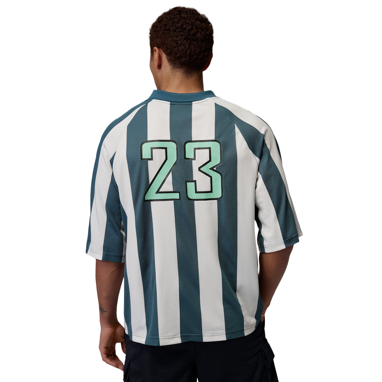 Jordan Brooklyn Terrace Short Sleeve Top - Men's - Sail/Ash Green/Black