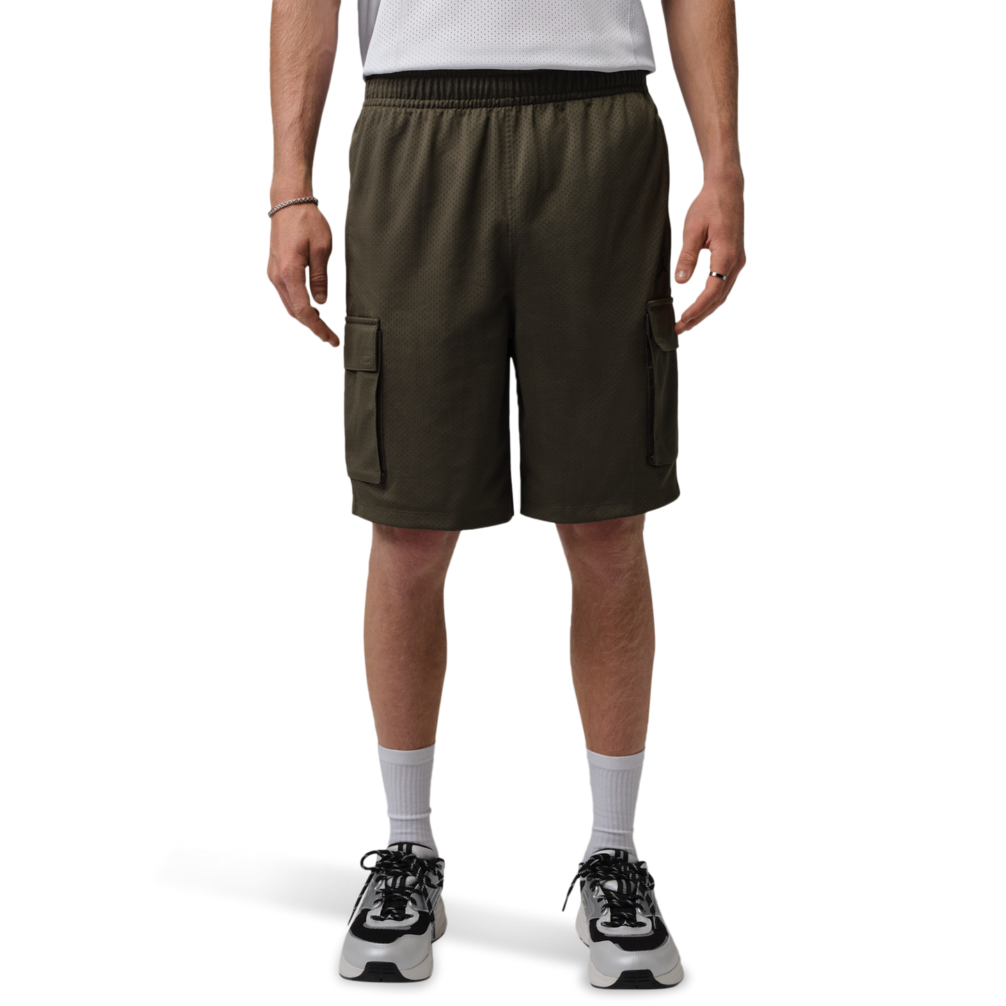 Jordan Brooklyn Festival Cargo Shorts - Men's - Cargo Khaki/Black