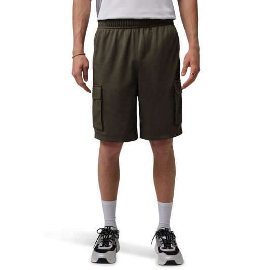 Jordan Brooklyn Festival Cargo Shorts - Men's - Cargo Khaki/Black