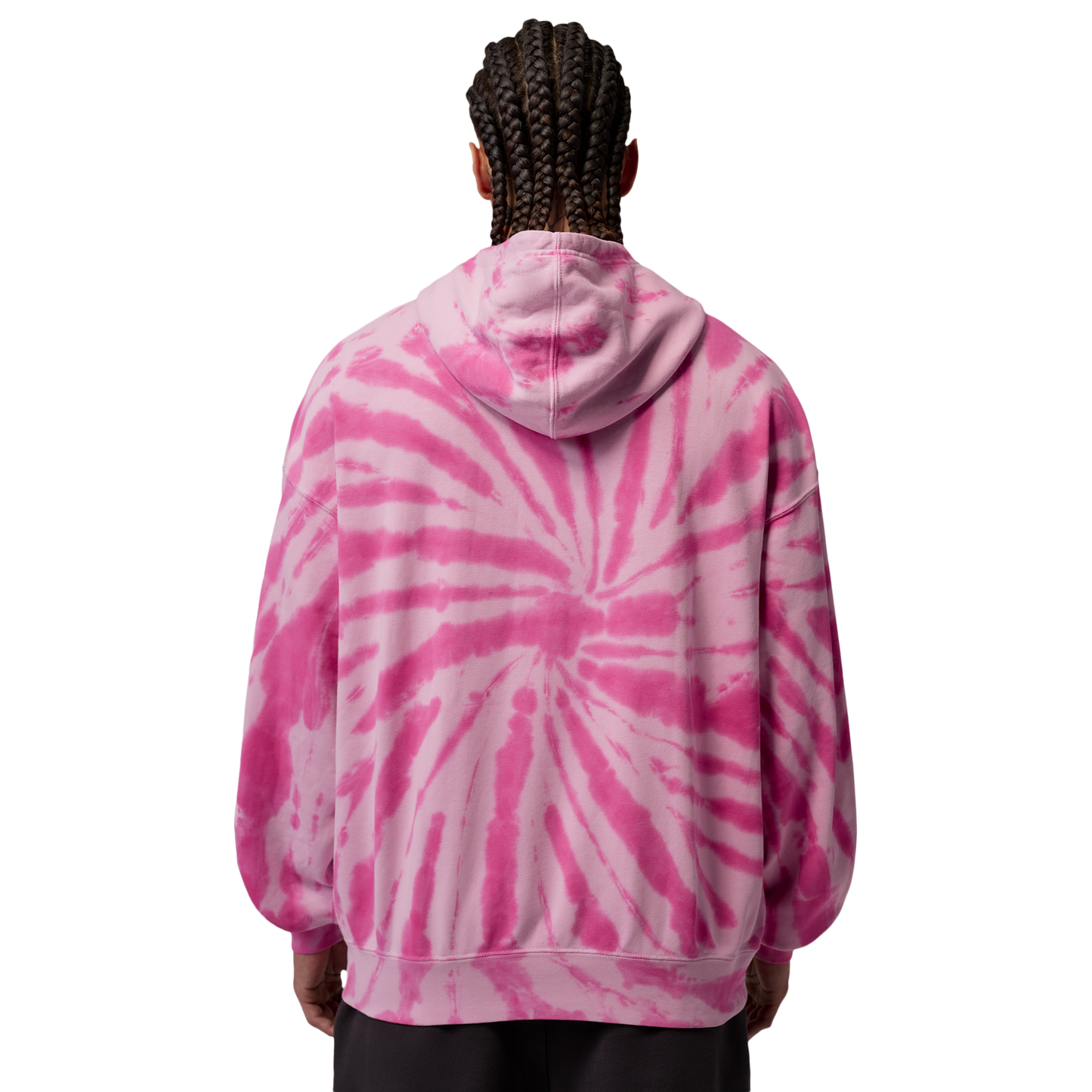 Jordan Brooklyn Festival TD Fleece Pull Over - Men's - Pale Ivory/Iced Carmine/Pinksicle