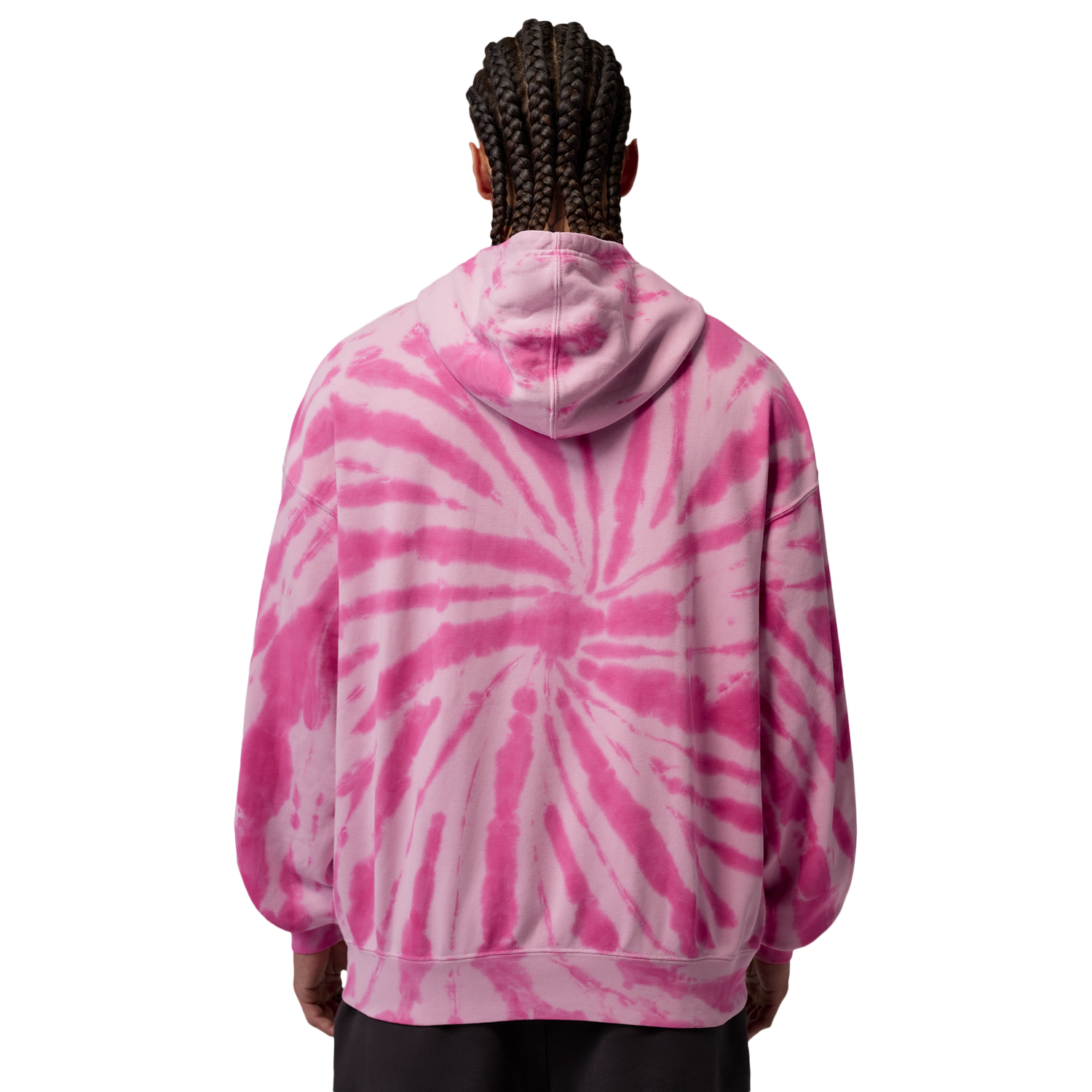 Jordan Brooklyn Festival TD Fleece Pull Over - Men's - Pale Ivory/Iced Carmine/Pinksicle