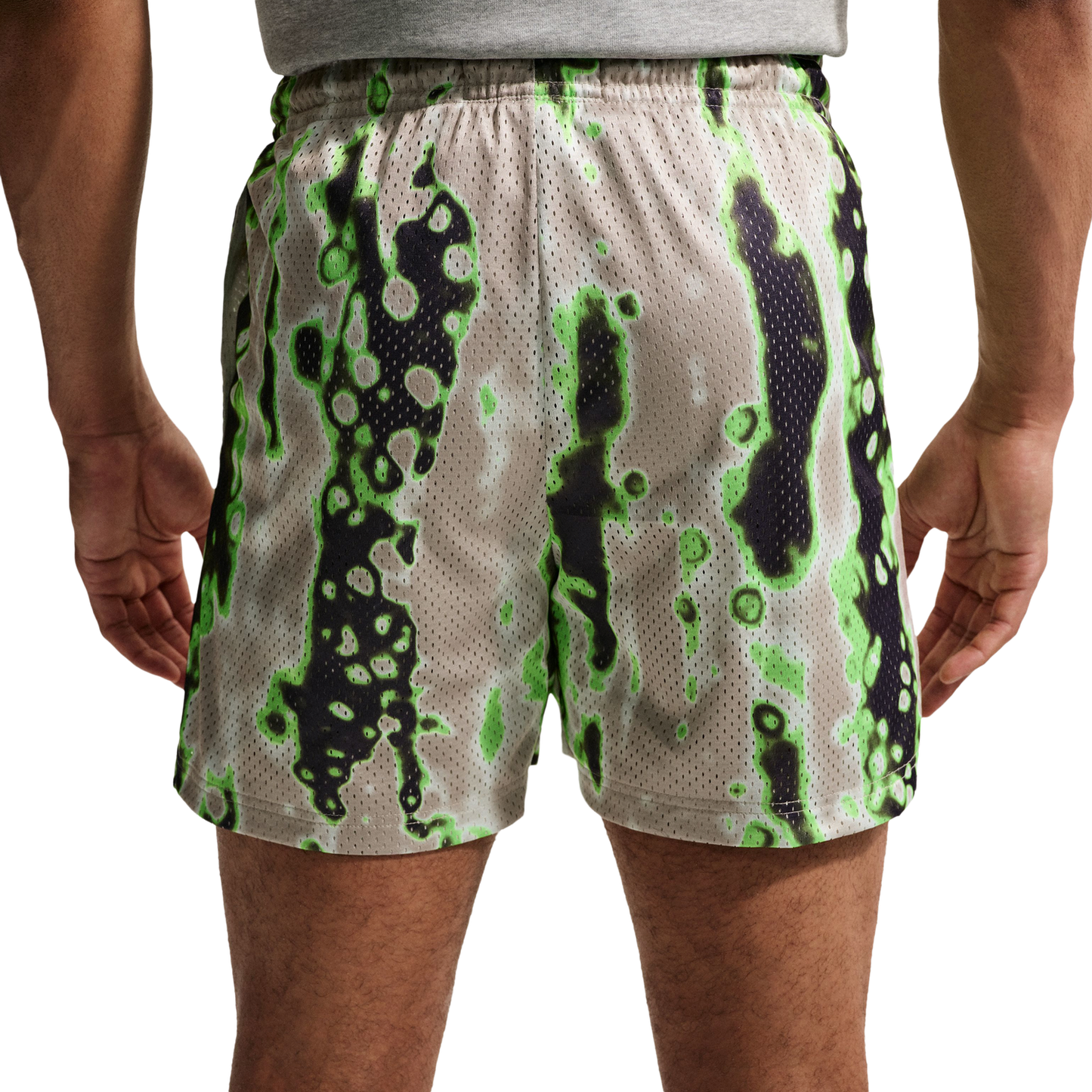 Nike Dri-FIT 5 Inch Mesh Print Shorts - Men's - Blue/Purple
