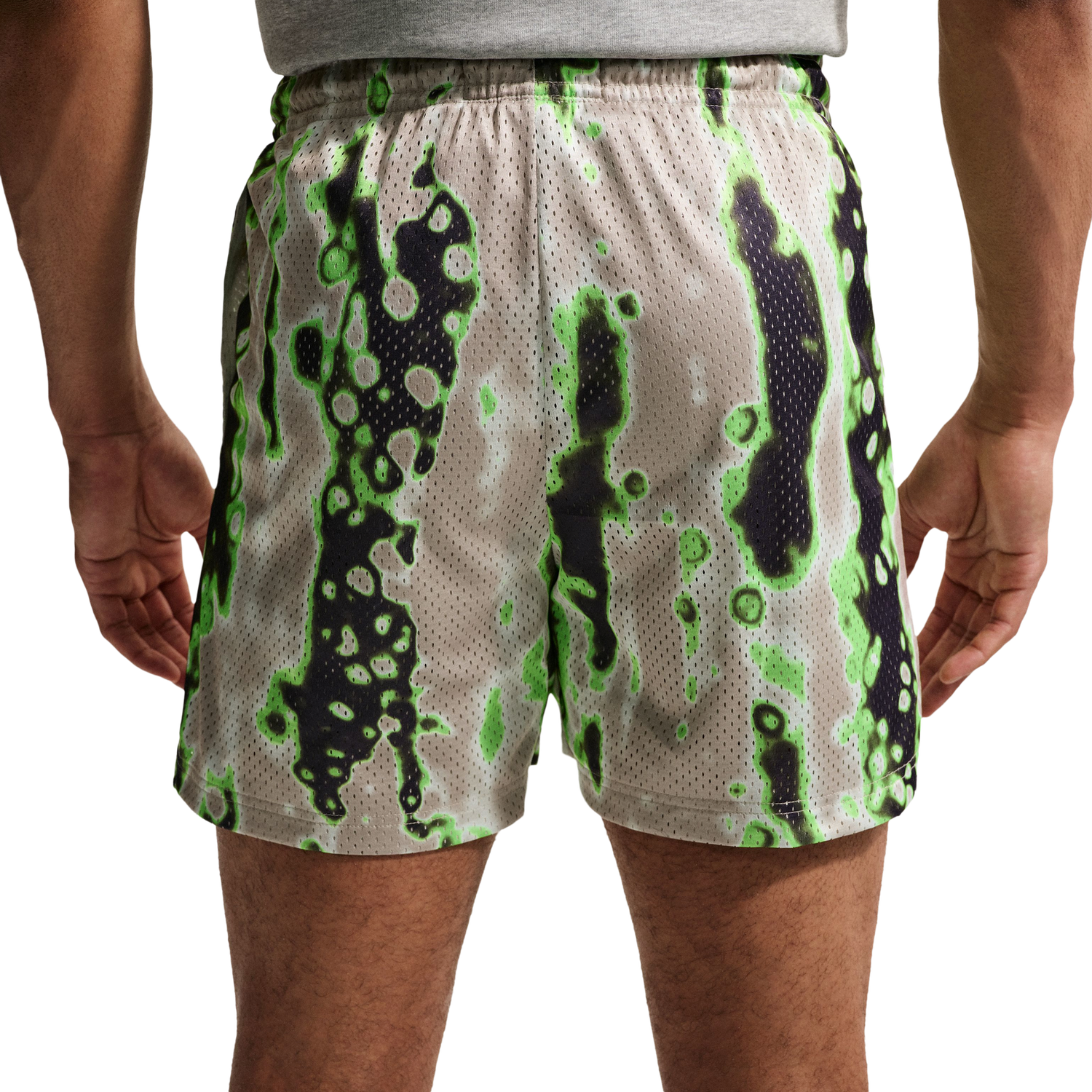 Nike Dri-FIT 5 Inch Mesh Print Shorts - Men's - Blue/Purple