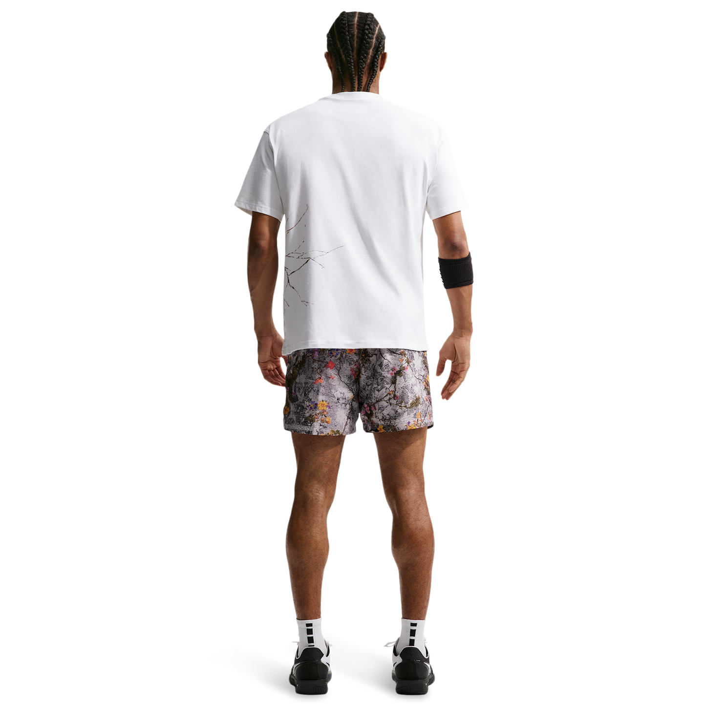 Nike Dri-FIT SI Practice Mesh AOP 5" Shorts - Men's - Cement Grey/Pale Ivory