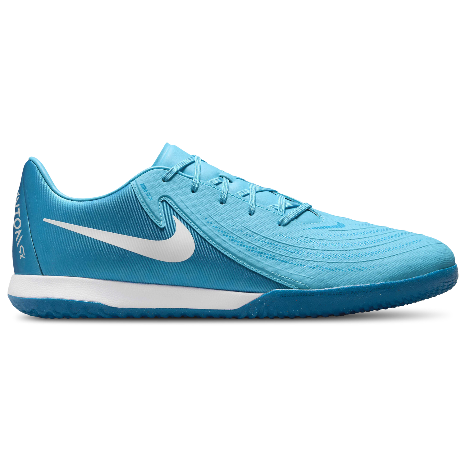 Nike Phantom GX II Academy IC - Men's - White/Blue Fury