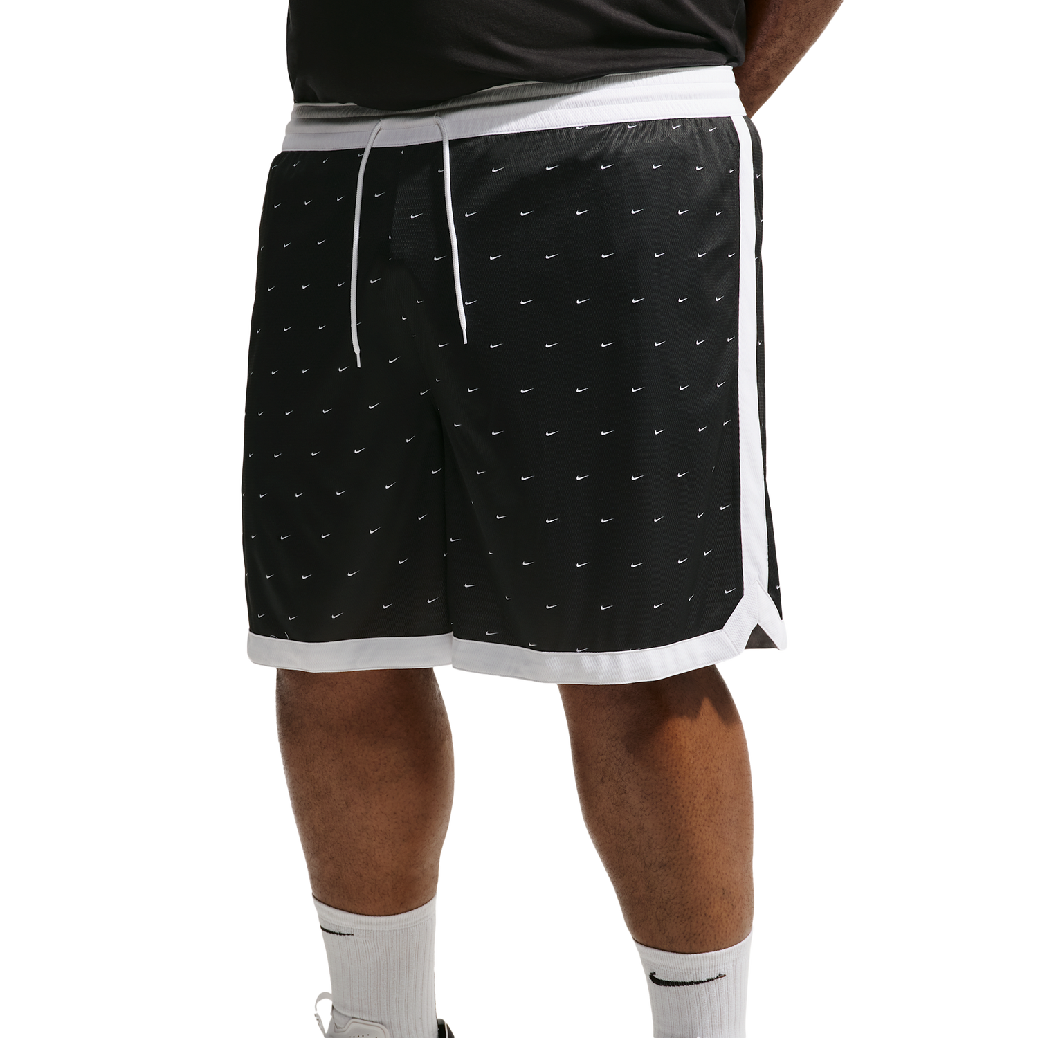 Nike Drifit Dna Access 8In Short AOP - Men's - Black/White
