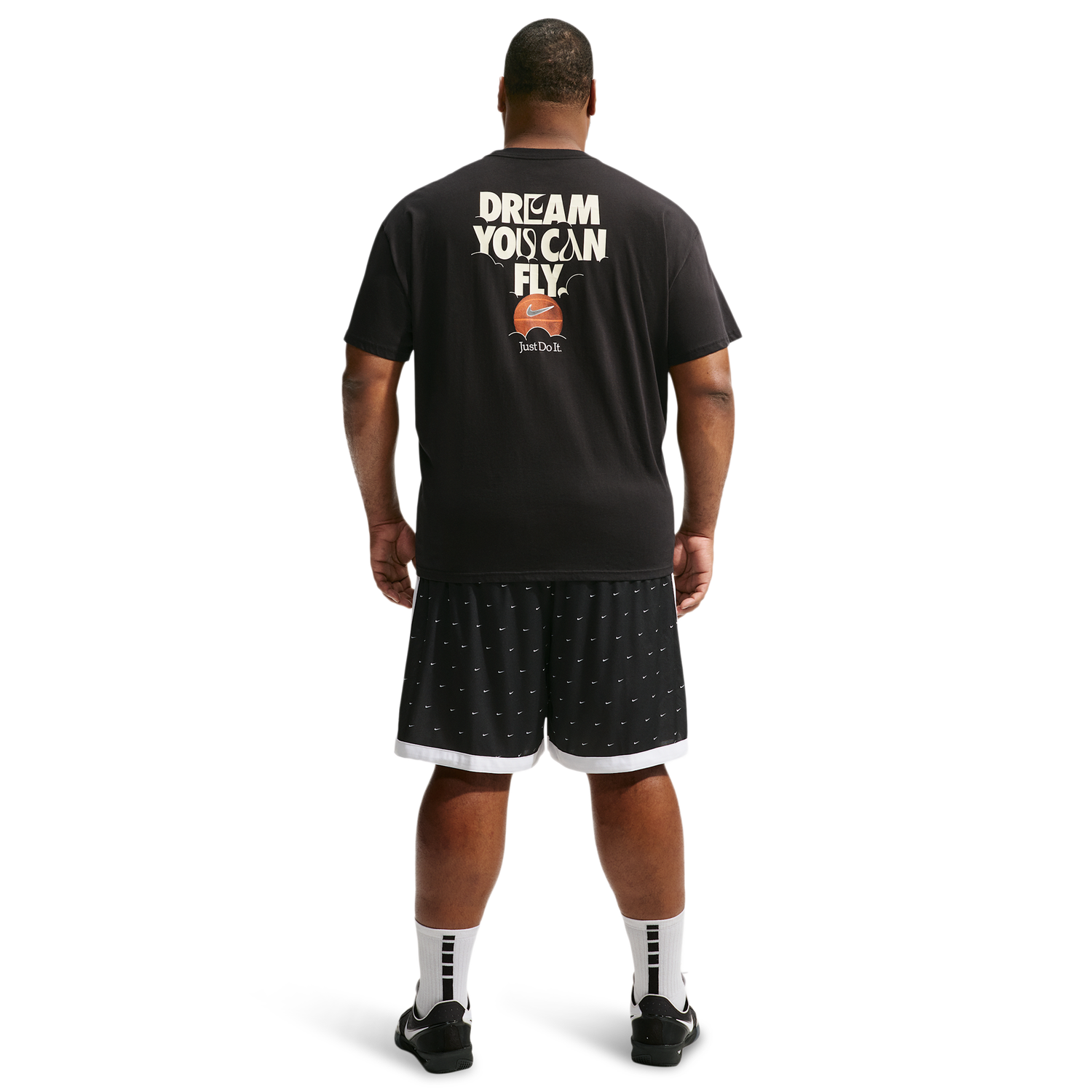 Nike Drifit Dna Access 8In Short AOP - Men's - Black/White