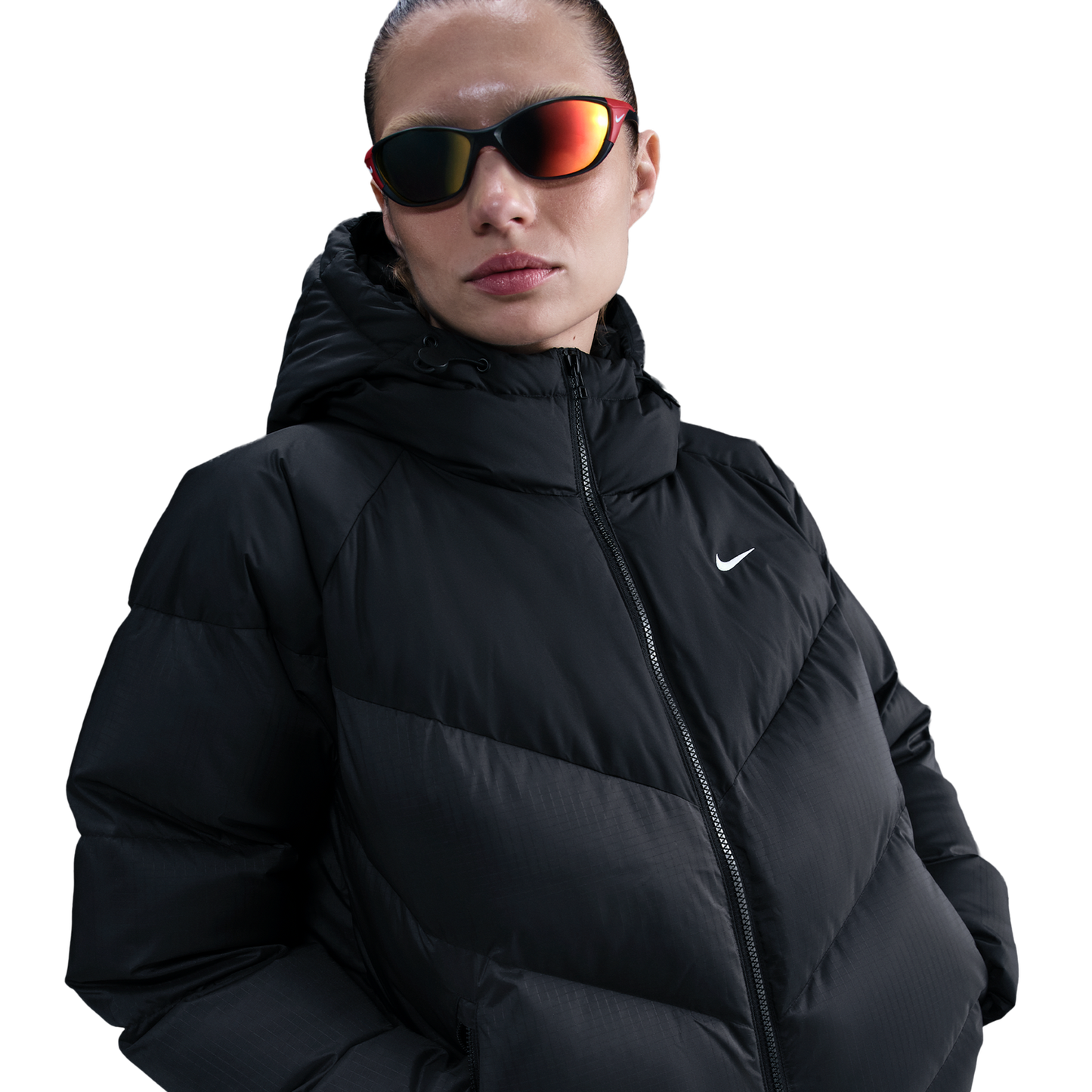 Nike NSW Downfill Windpuffer V2 - Women's - Sail/Black