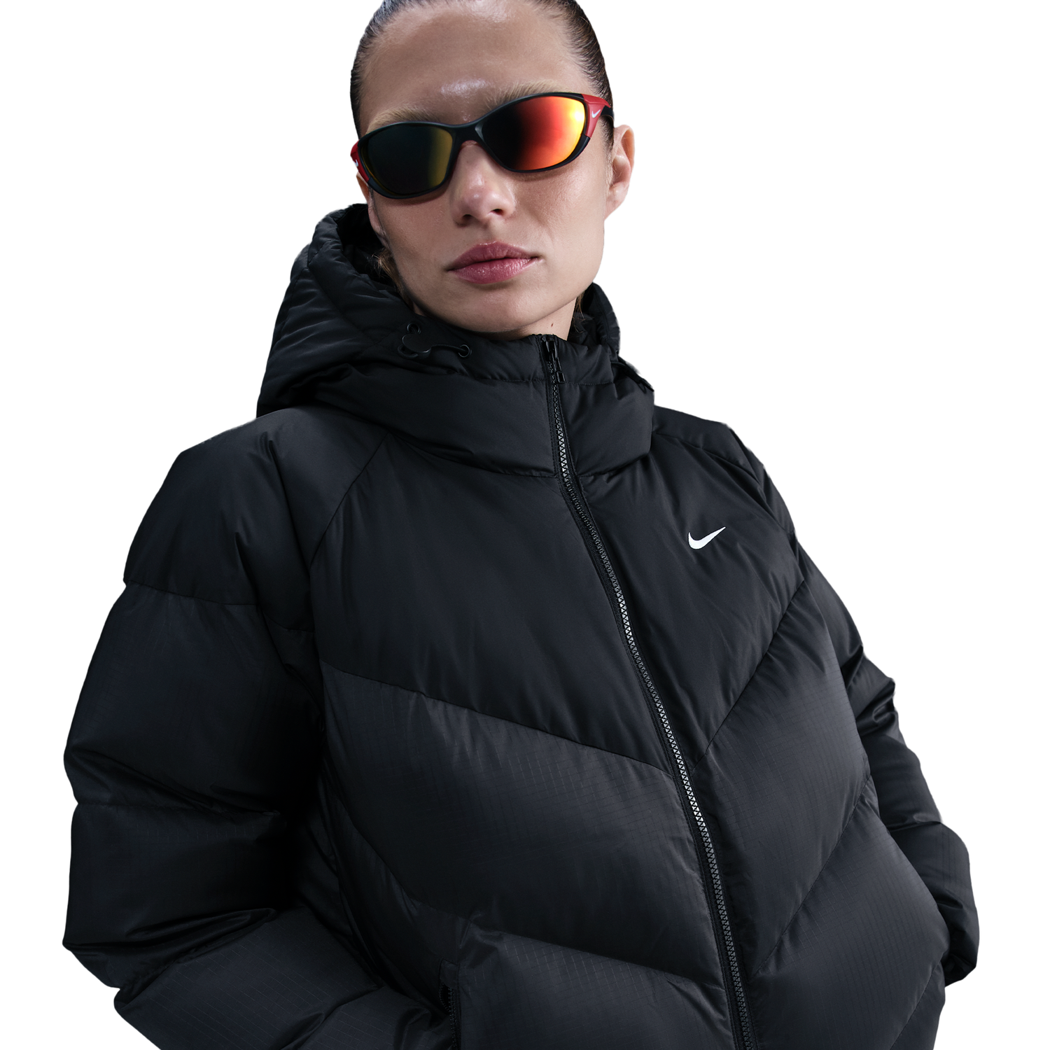 Nike NSW Downfill Windpuffer V2 - Women's - Sail/Black