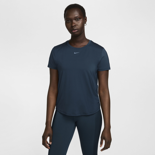 Nike One Classic DF SS Top - Women's - Armory Navy/Black