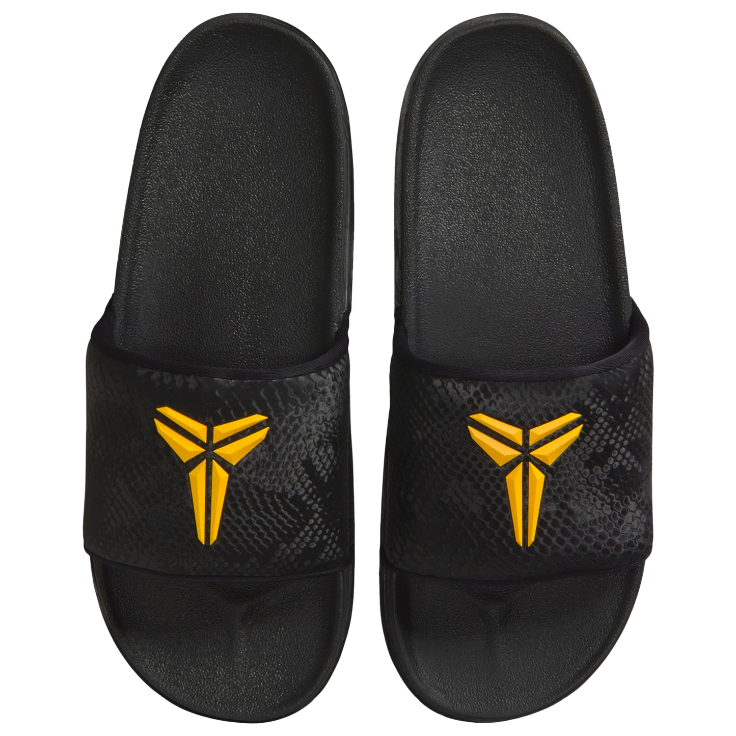 Nike Kobe Off Court Slides - Men's - University Gold/Black