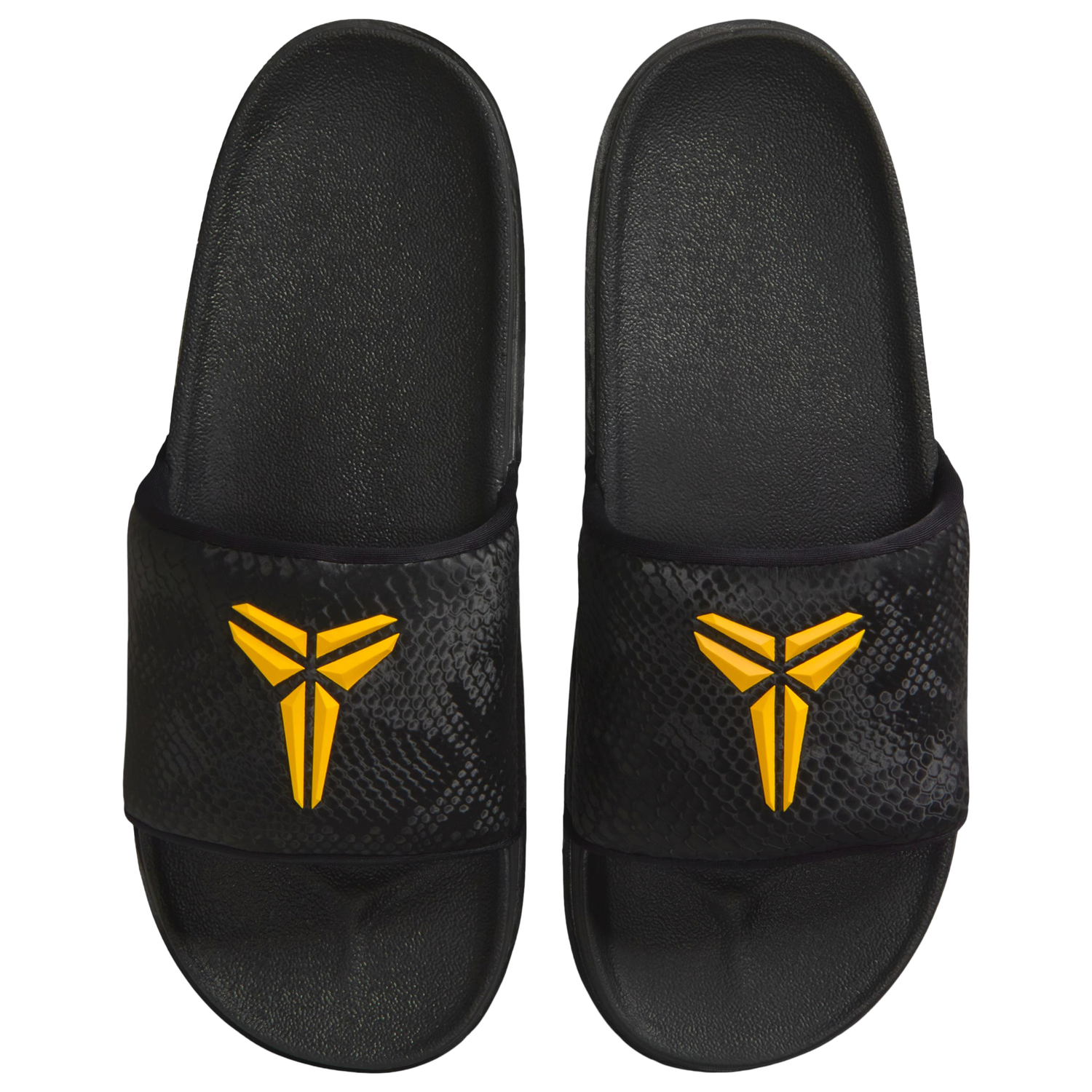 Nike Kobe Off Court Slides - Men's - University Gold/Black