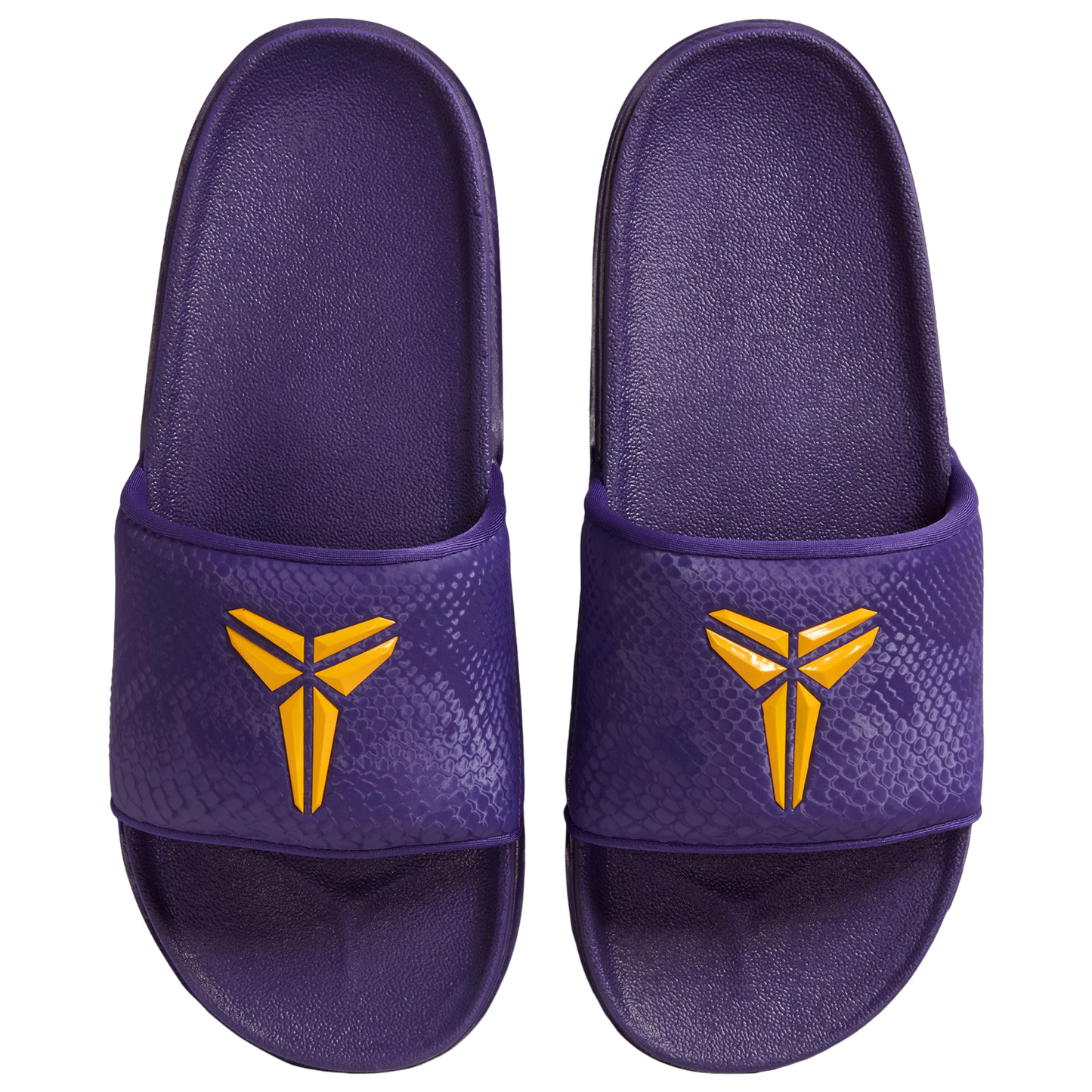 Nike Kobe Off Court Slides - Men's - Court Purple/University Gold