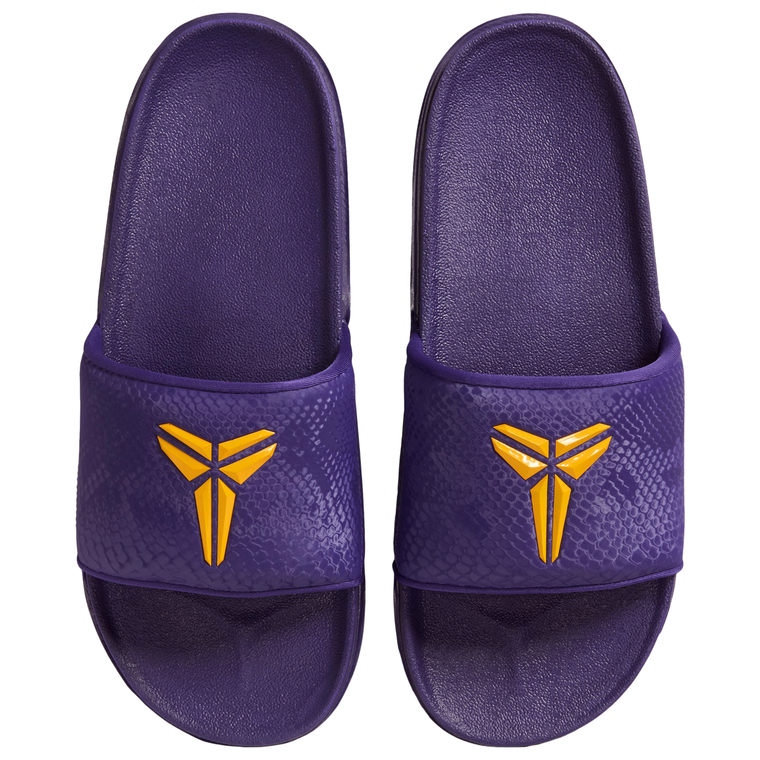 Nike Kobe Off Court Slides - Men's - Court Purple/University Gold
