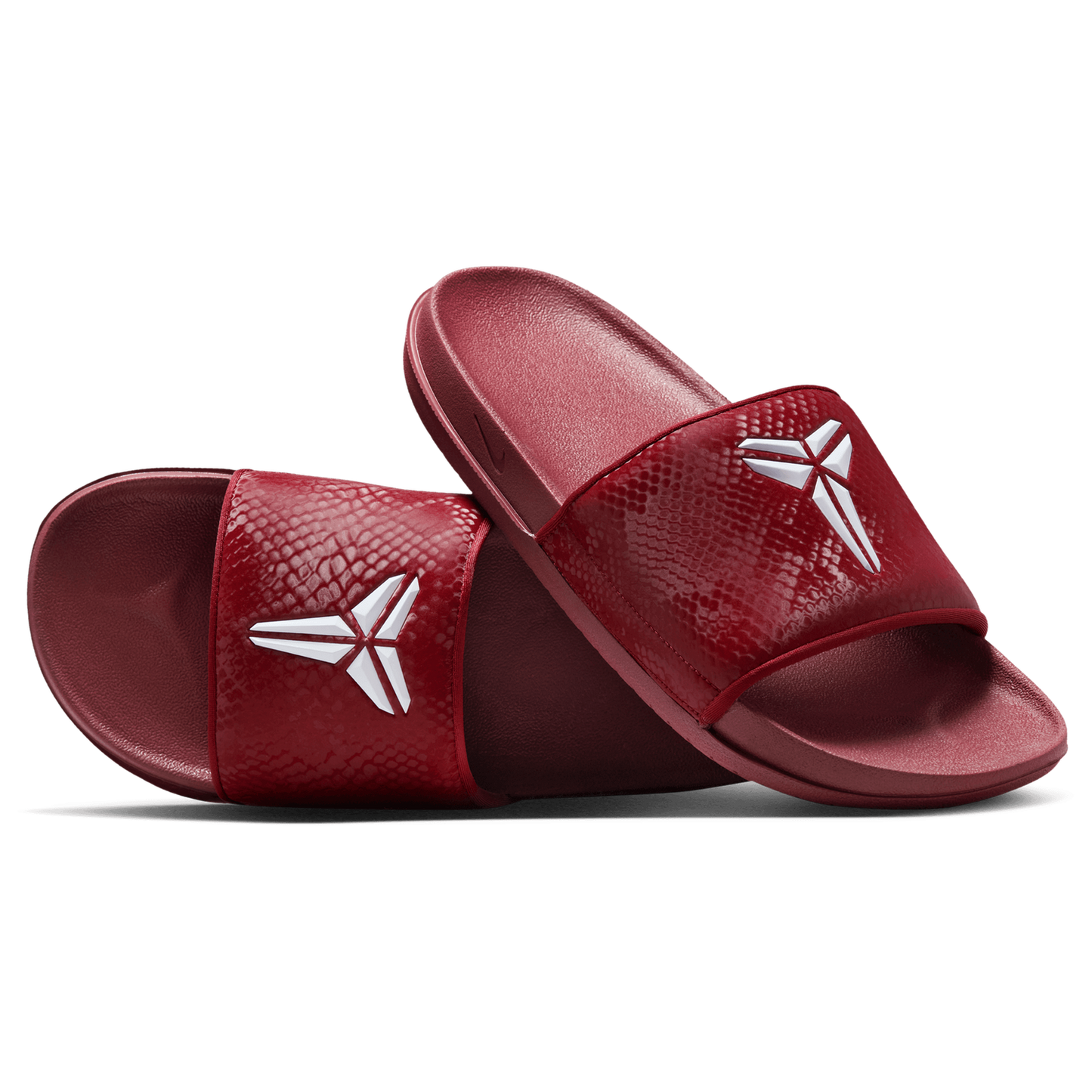 Nike Kobe Off Court Slides - Men's - Team Red/White