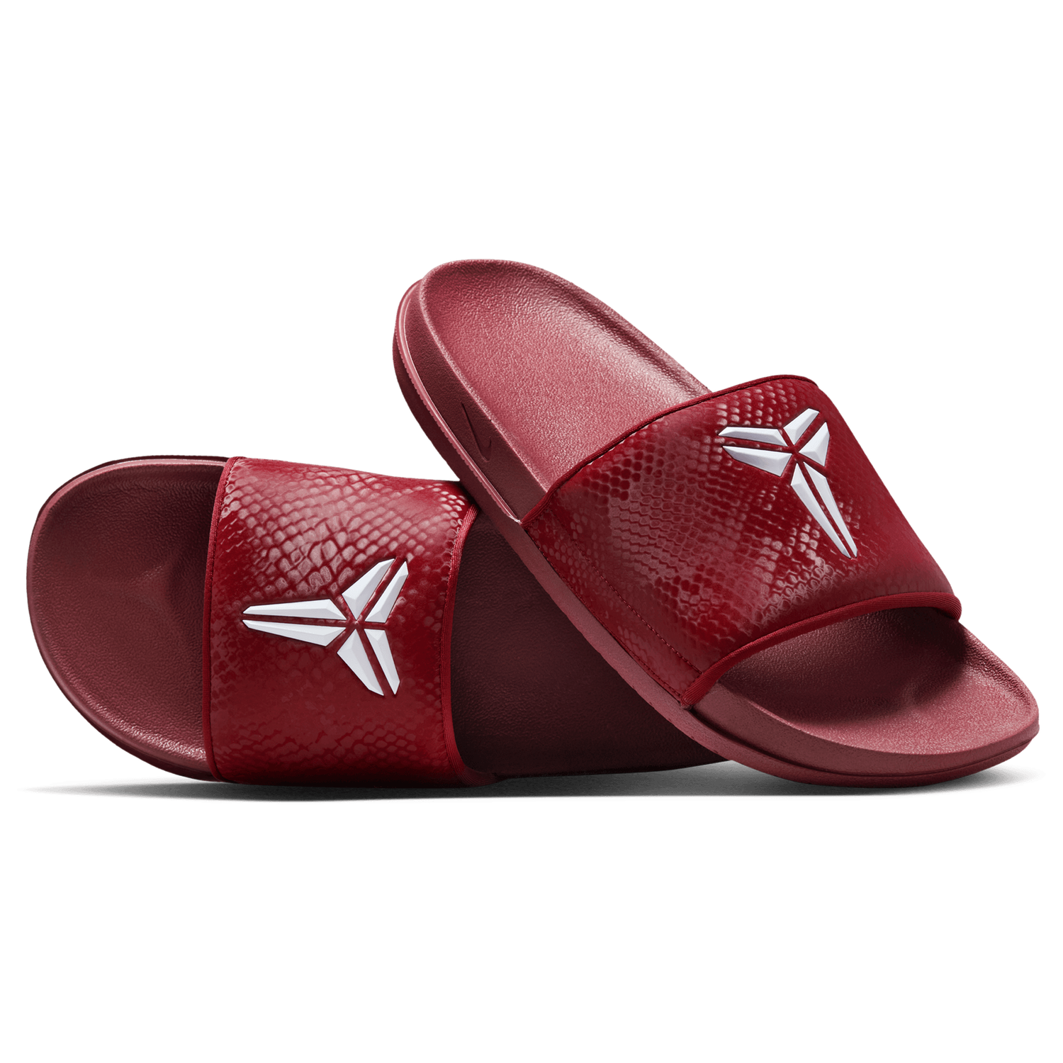 Nike Kobe Off Court Slides - Men's - Team Red/White