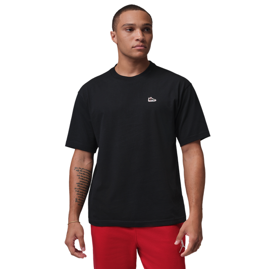 Jordan Sneaker Patch Short Sleeve Crew - Men's - Black