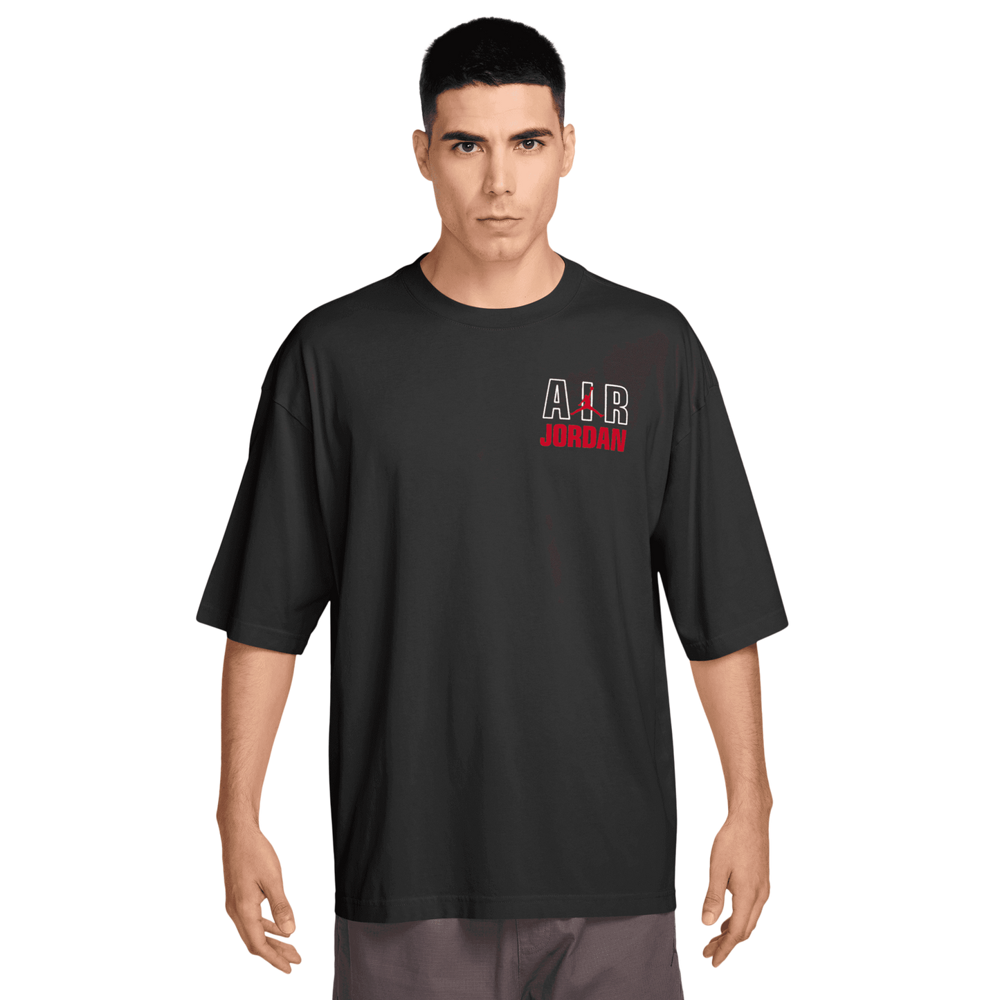 Jordan Flight Reis Legend Short Sleeve Crew - Men's - University Red/Black