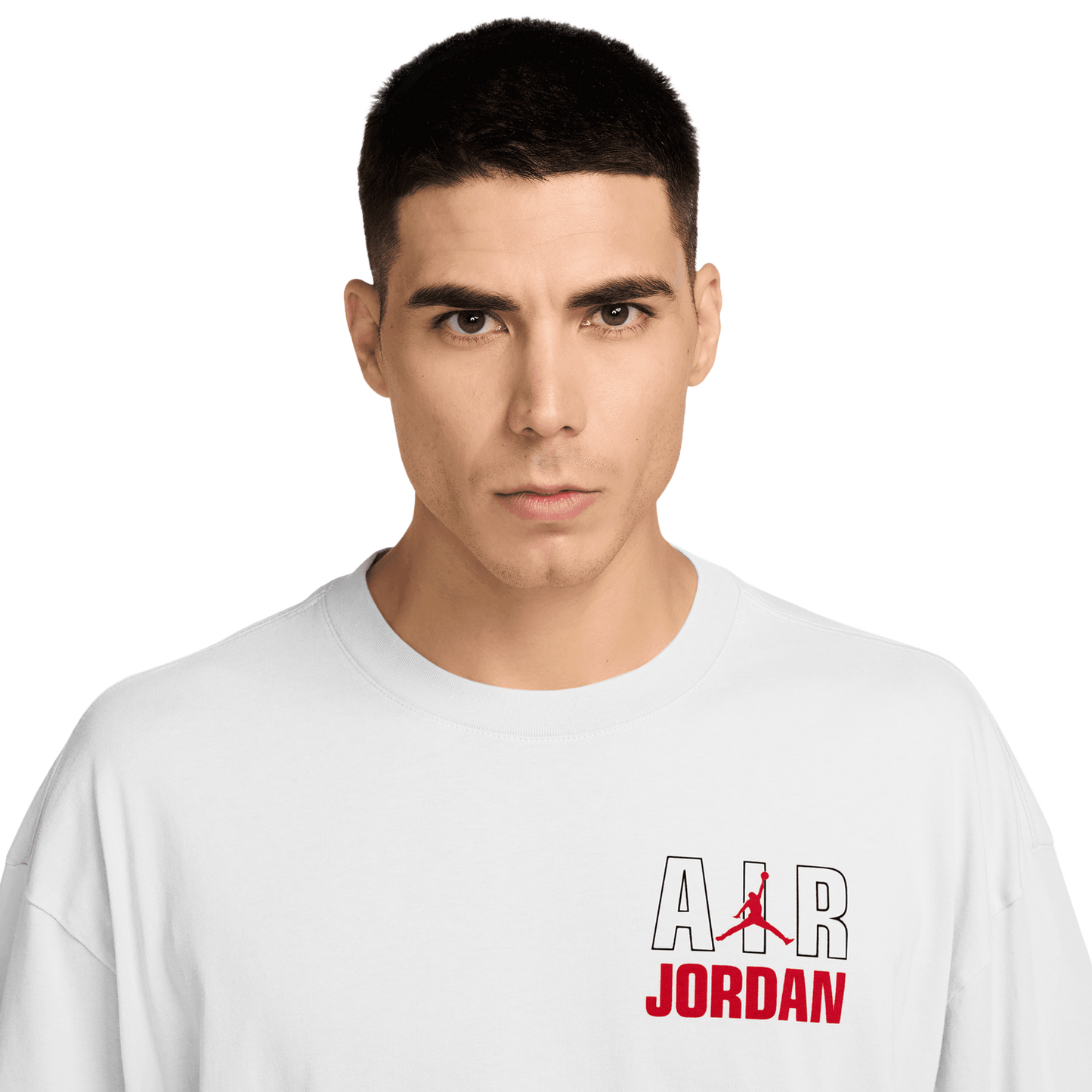 Jordan Flight Reis Legend Short Sleeve Crew - Men's - University Red/White