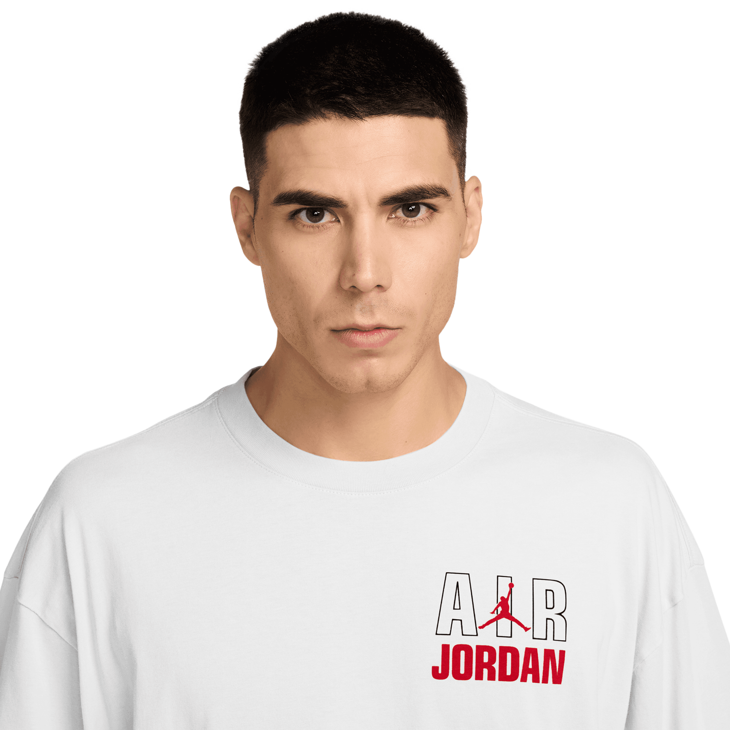 Jordan Flight Reis Legend Short Sleeve Crew - Men's - University Red/White