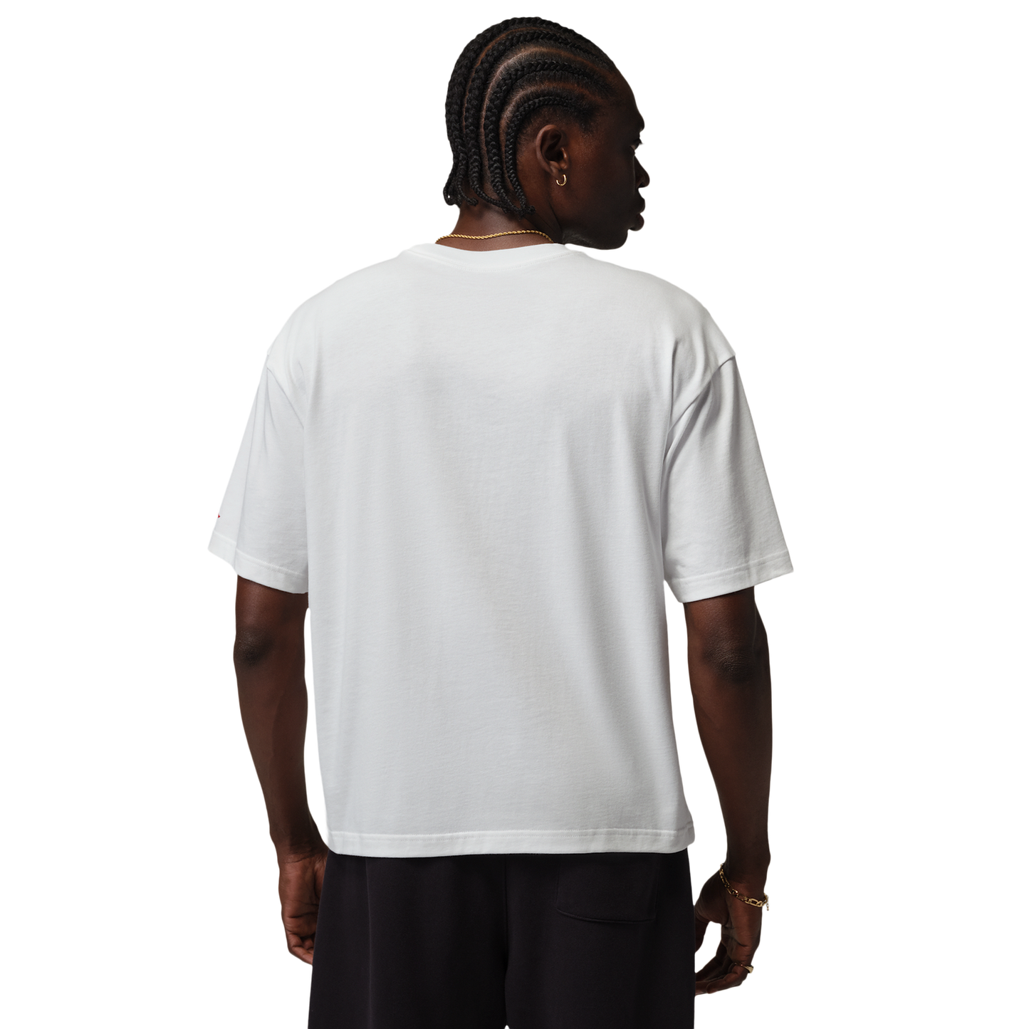Jordan Flight Essential Boxy Graphic Short Sleeve Crew - Men's - White/Red