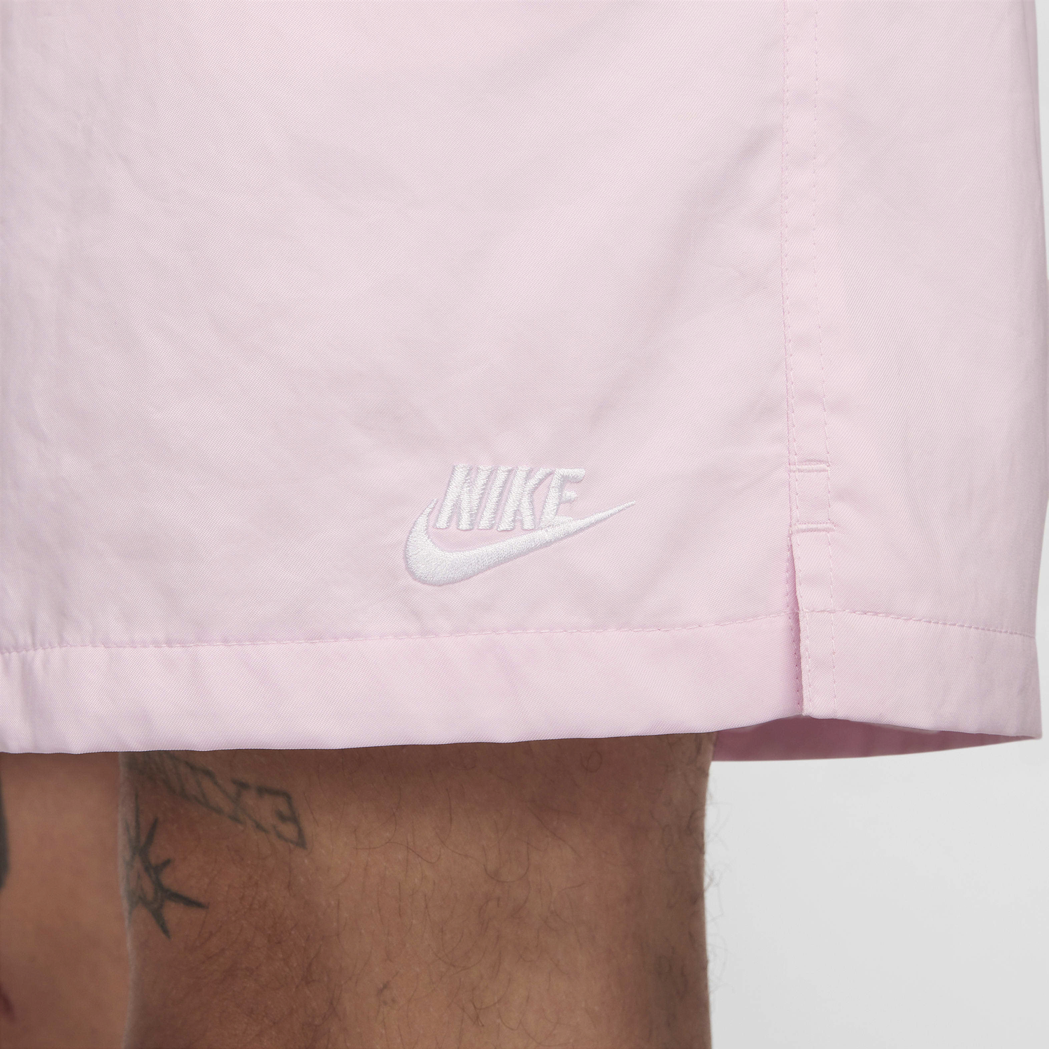 Nike Club Flow Shorts - Men's - Pink Foam/White