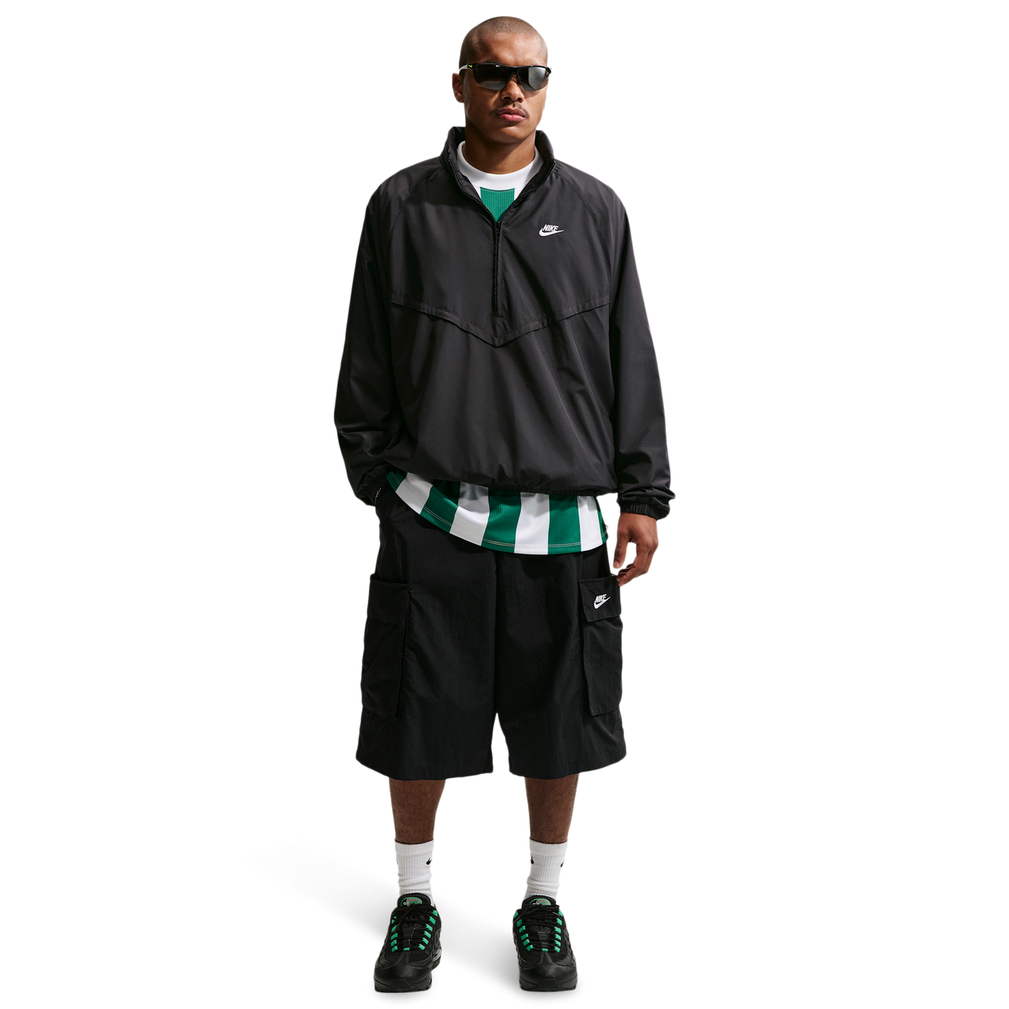 Nike Windrunner Lightweight HZ Jacket - Men's - Black/White