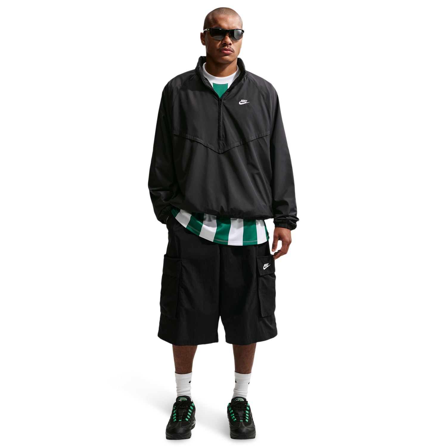 Nike Windrunner Lightweight HZ Jacket - Men's - Black/White