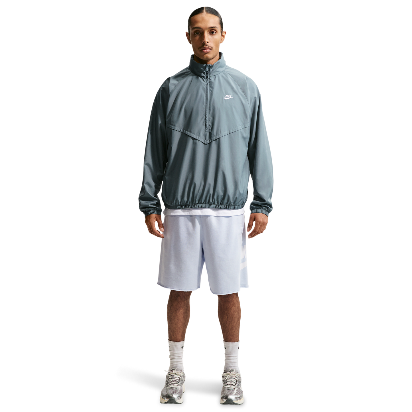 Nike Windrunner Lightweight HZ Jacket - Men's - Mineral Slate/White