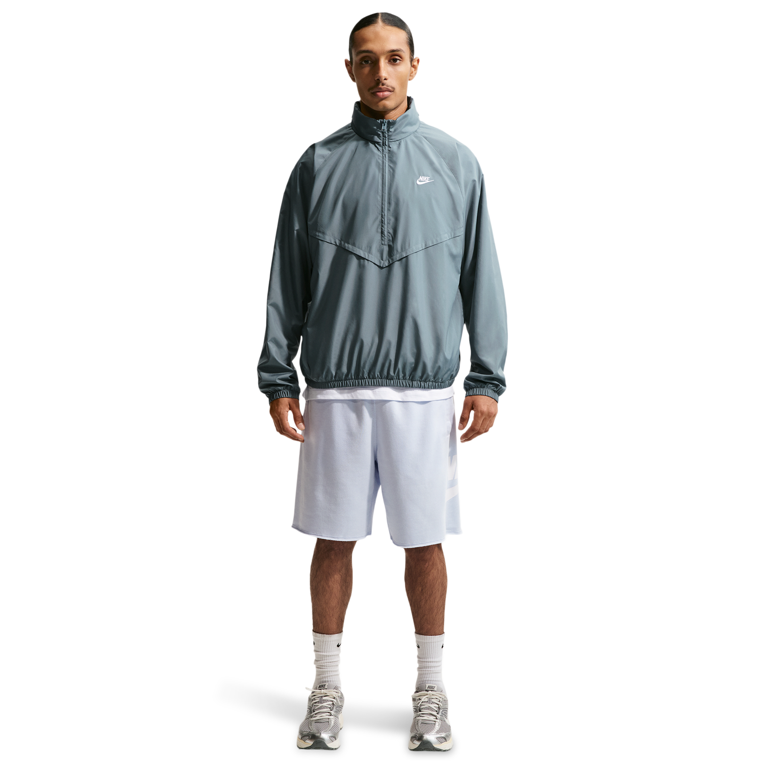 Nike Windrunner Lightweight HZ Jacket - Men's - Mineral Slate/White