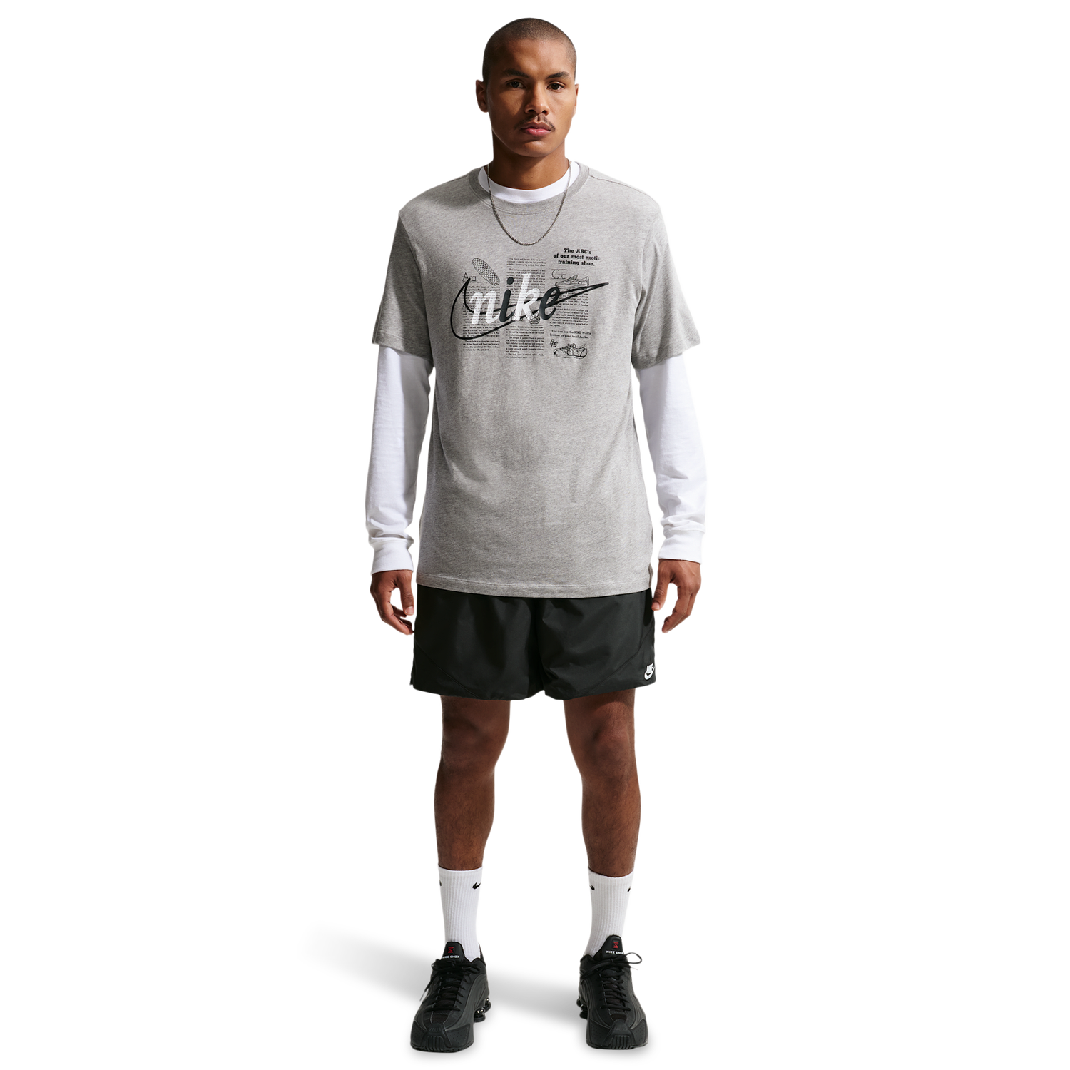 Nike Windrunner Woven Lightweight Short - Men's - Black/White