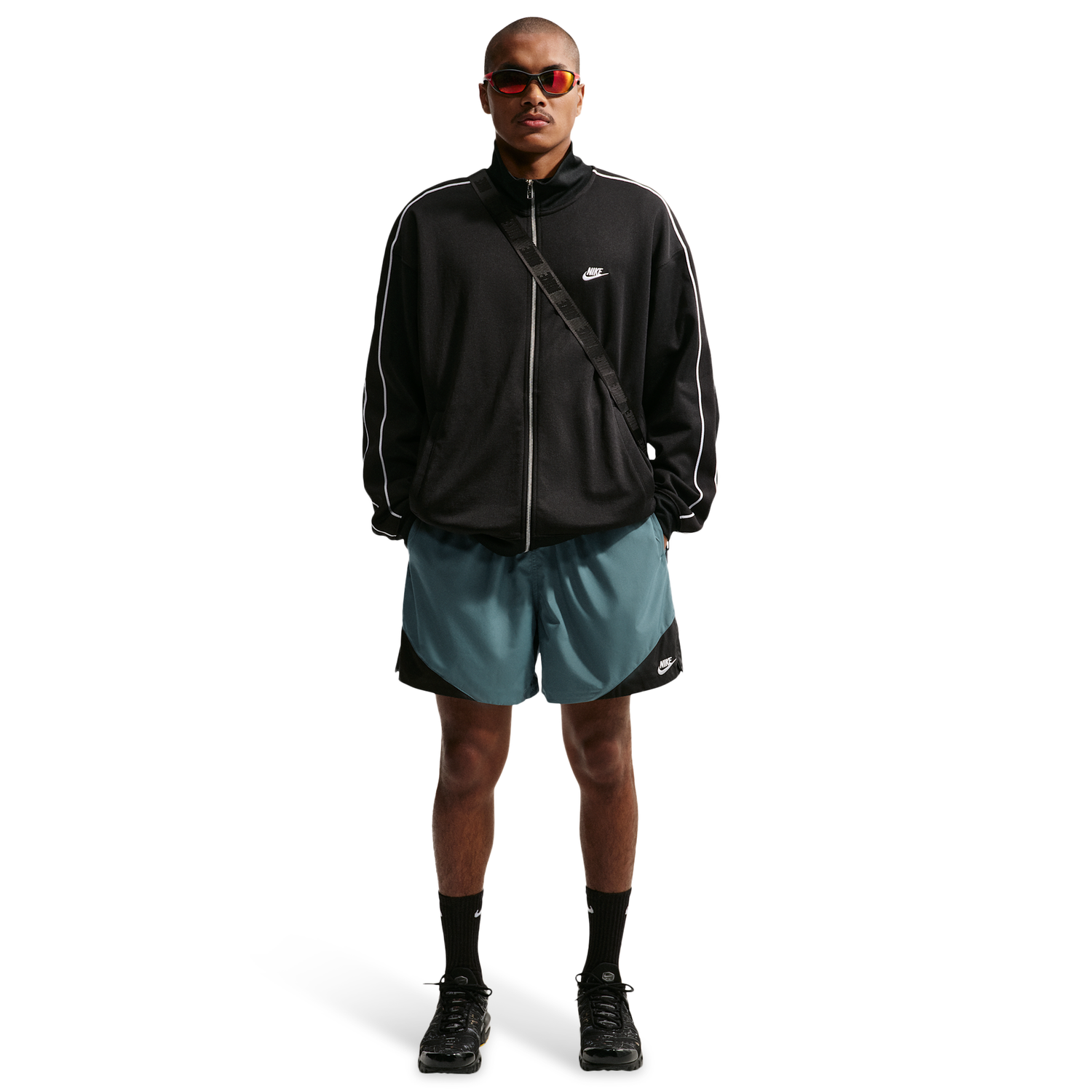 Nike Windrunner Woven Lightweight Short - Men's - Mineral Slate/Black/White