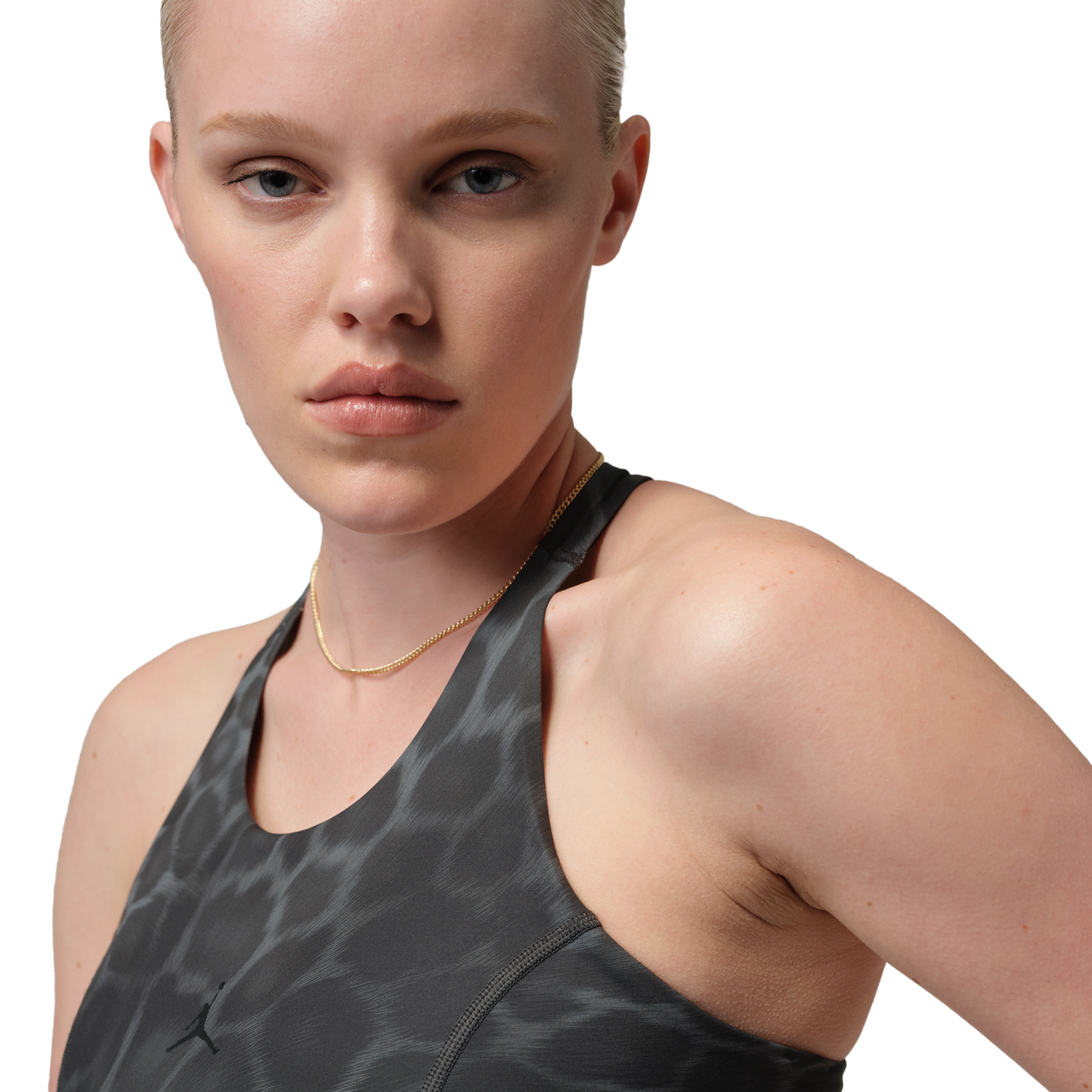 Jordan Sport Dri-FIT AOP Tank - Women's - Black/Black