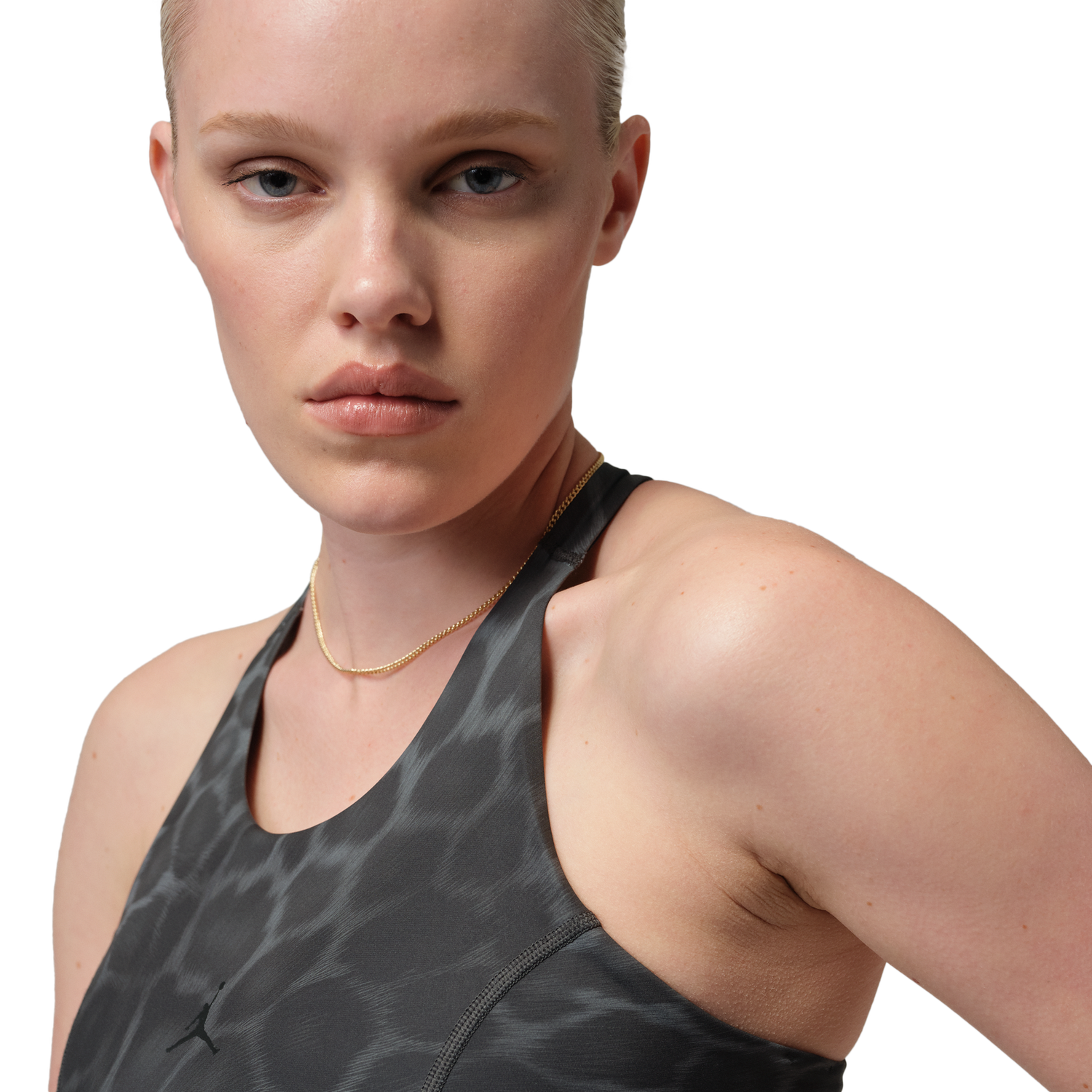 Jordan Sport Dri-FIT AOP Tank - Women's - Black/Black