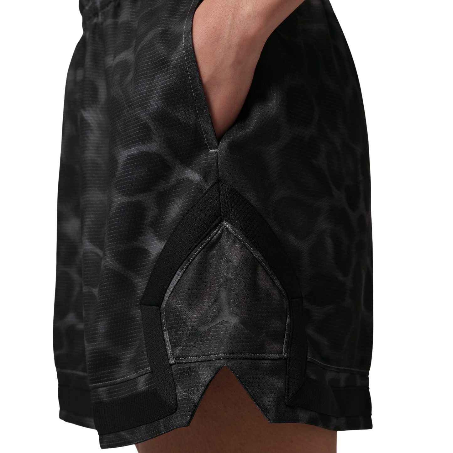 Jordan Sport Diamond 4in AOP Short - Women's - Black/Black