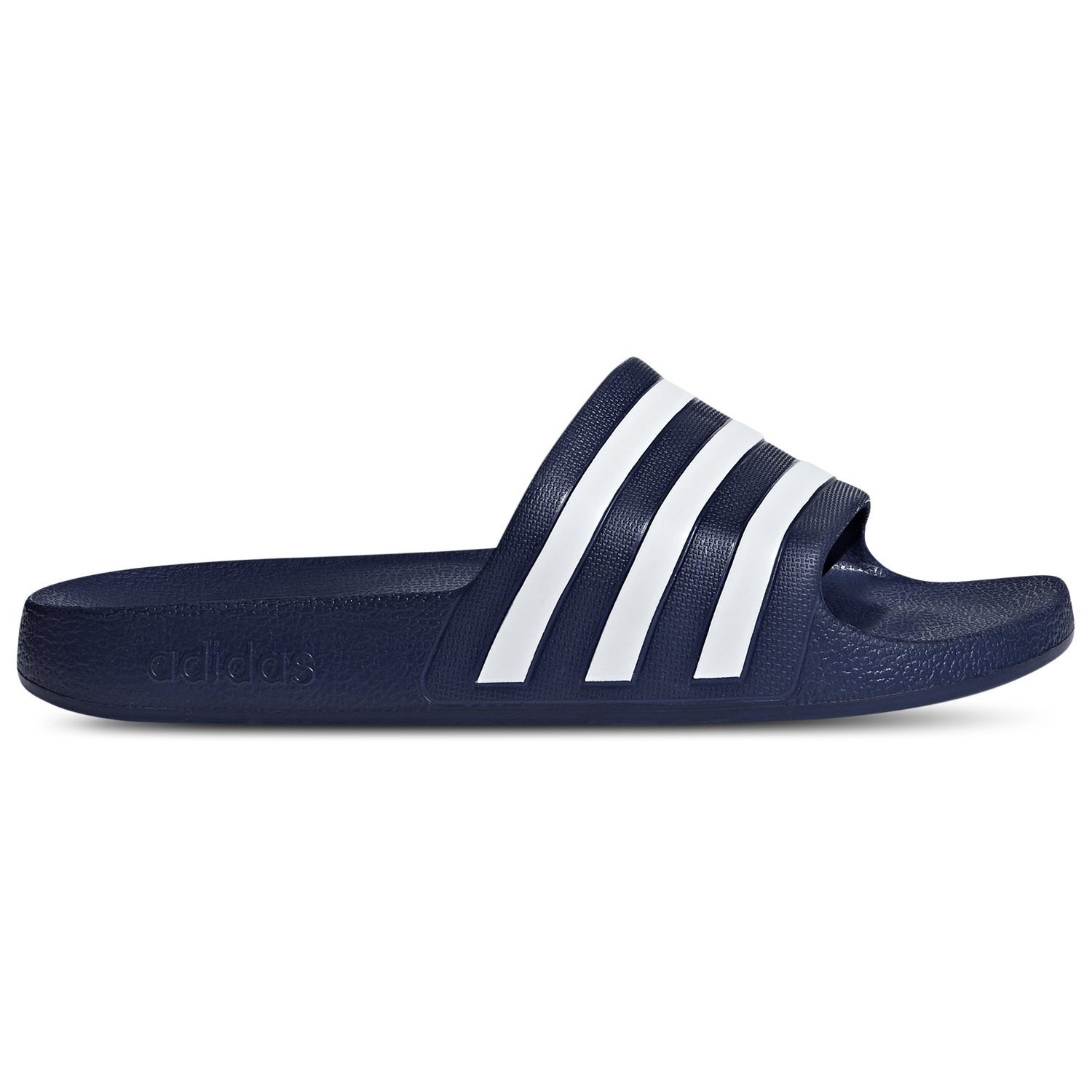 adidas Adilette Boost Slides - Men's - Dark Blue/White/Dark Blue