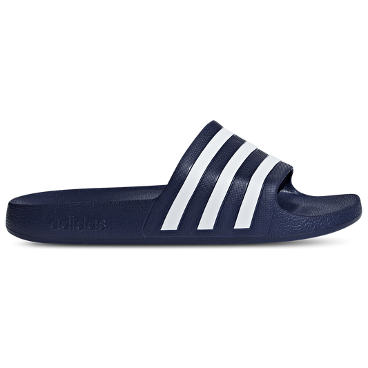 adidas Adilette Boost Slides - Men's - Dark Blue/White/Dark Blue