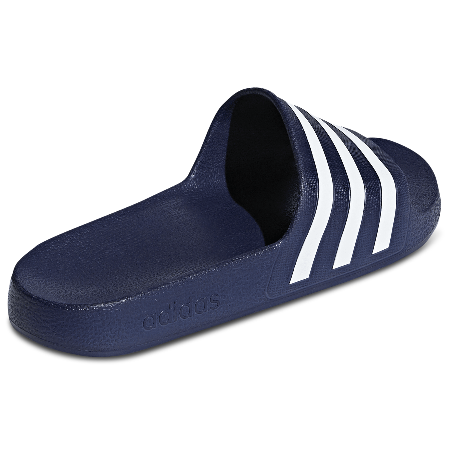 adidas Adilette Boost Slides - Men's - Dark Blue/White/Dark Blue