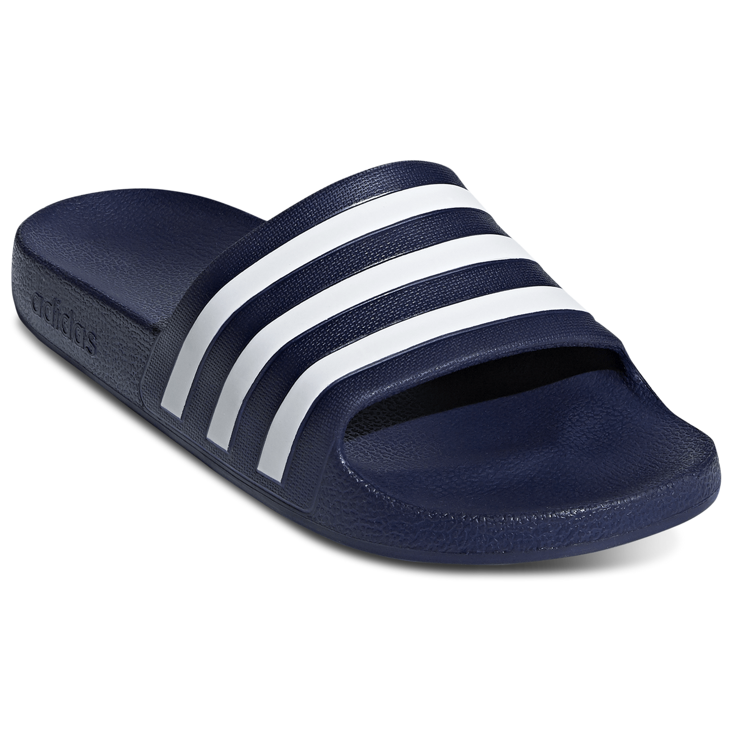 adidas Adilette Boost Slides - Men's - Dark Blue/White/Dark Blue