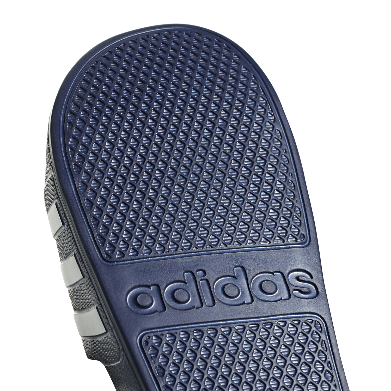 adidas Adilette Boost Slides - Men's - Dark Blue/White/Dark Blue